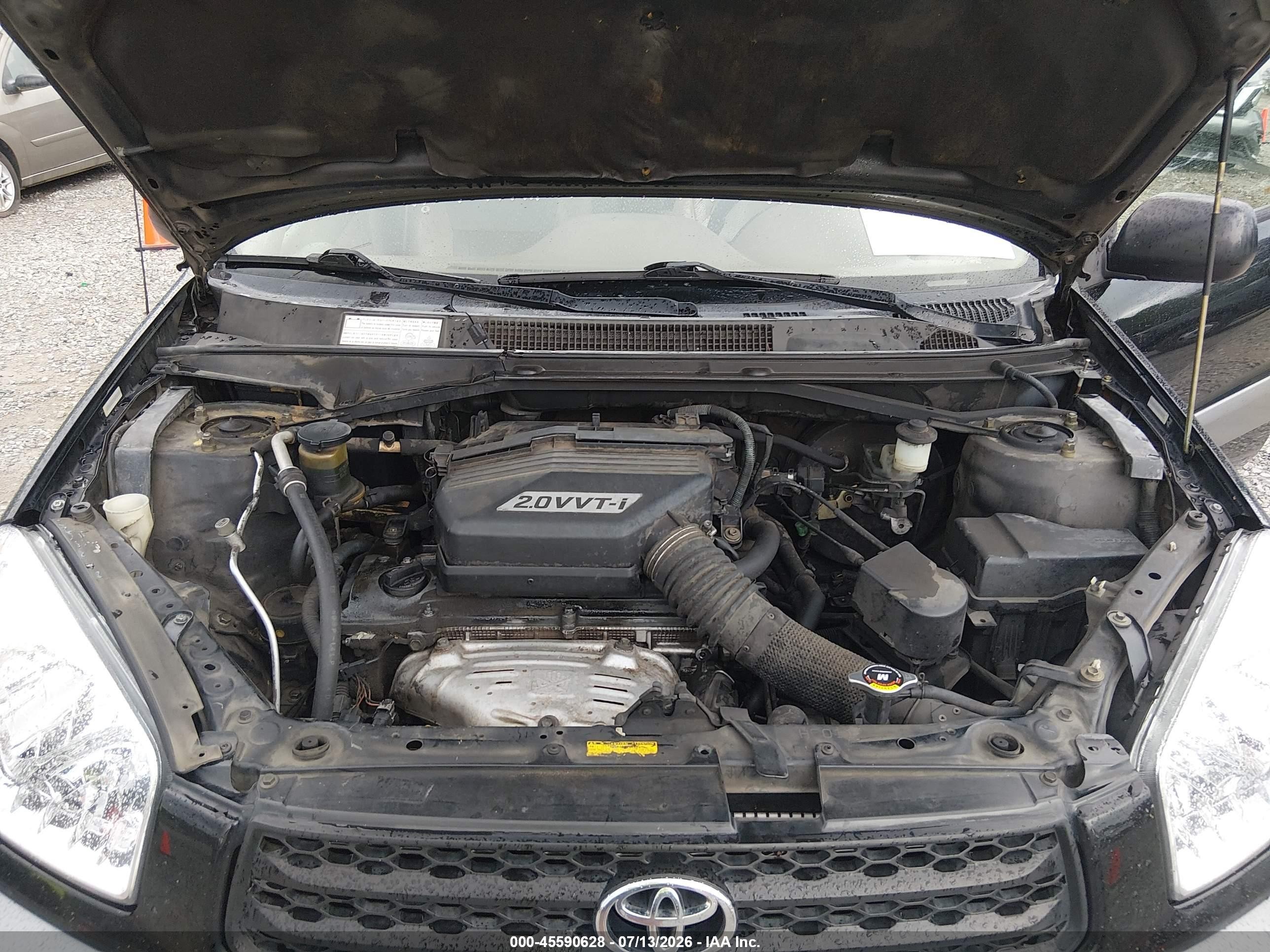 2003 Toyota Rav4   Черный vin: JTEGH20V730095283