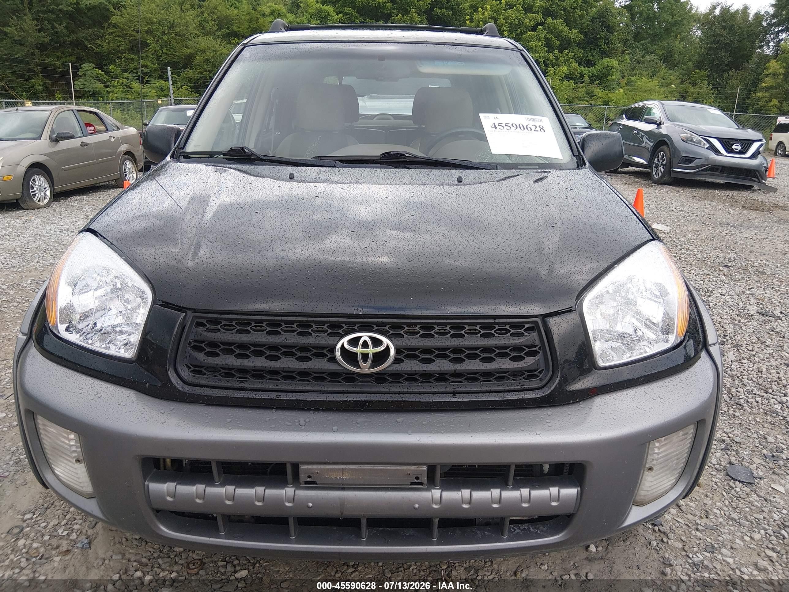 2003 Toyota Rav4   Черный vin: JTEGH20V730095283