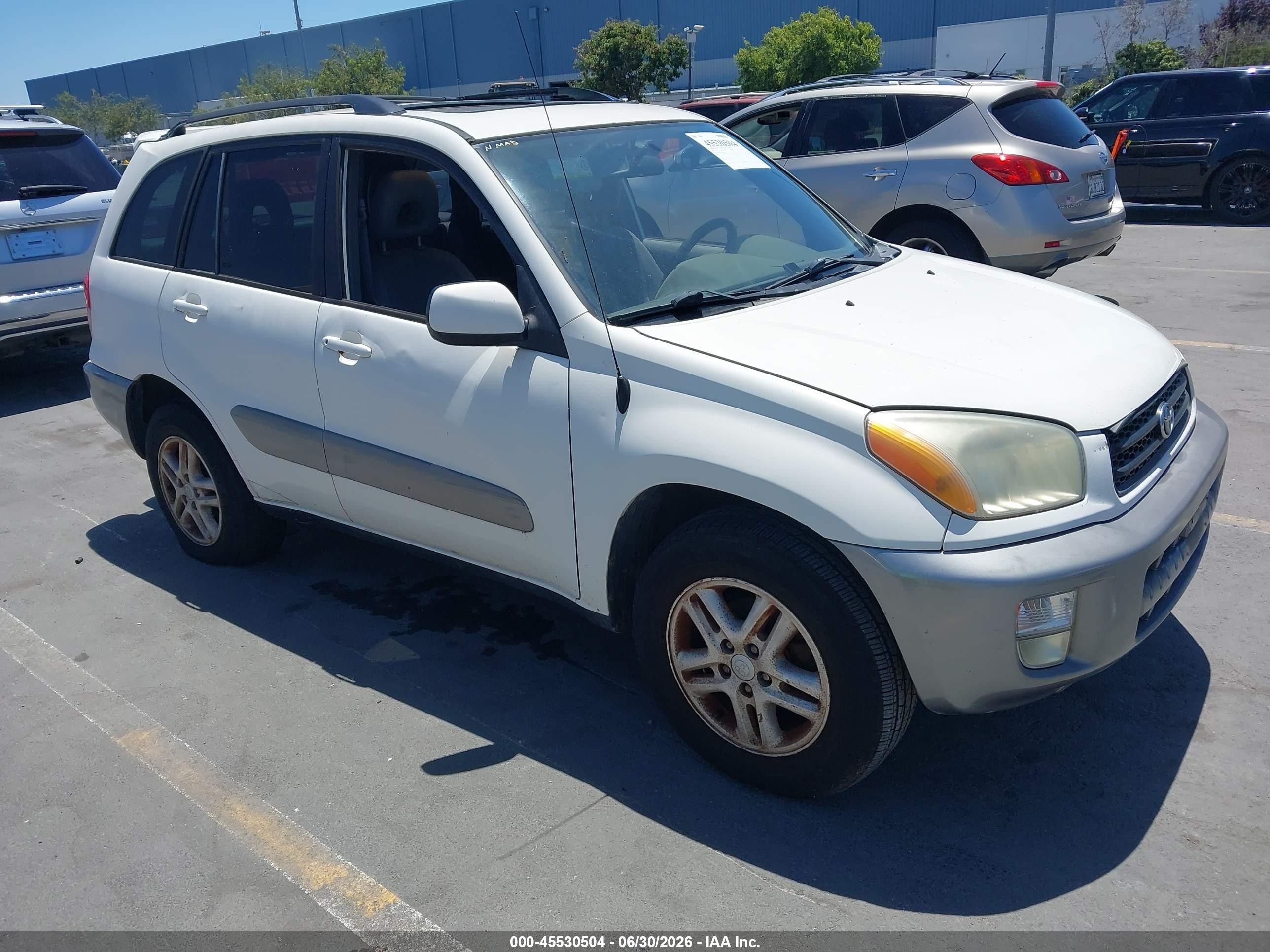 2001 Toyota Rav4   White vin: JTEGH20V810024526