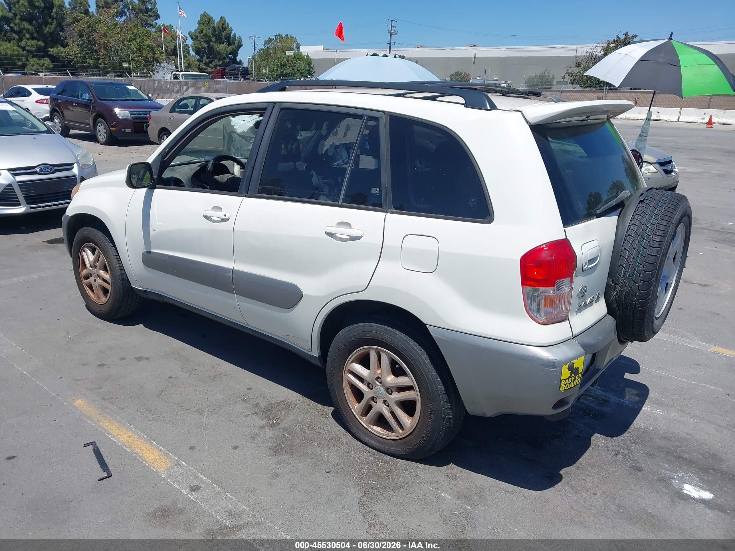2001 Toyota Rav4   White vin: JTEGH20V810024526