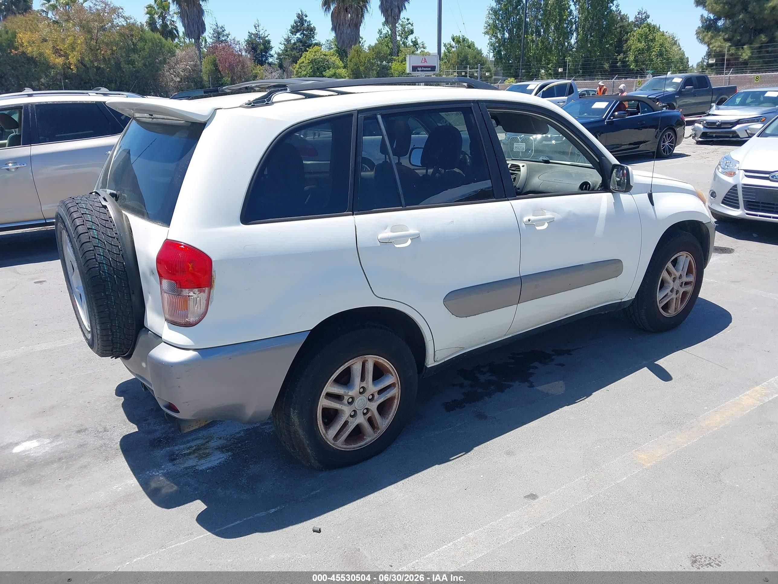 2001 Toyota Rav4   White vin: JTEGH20V810024526