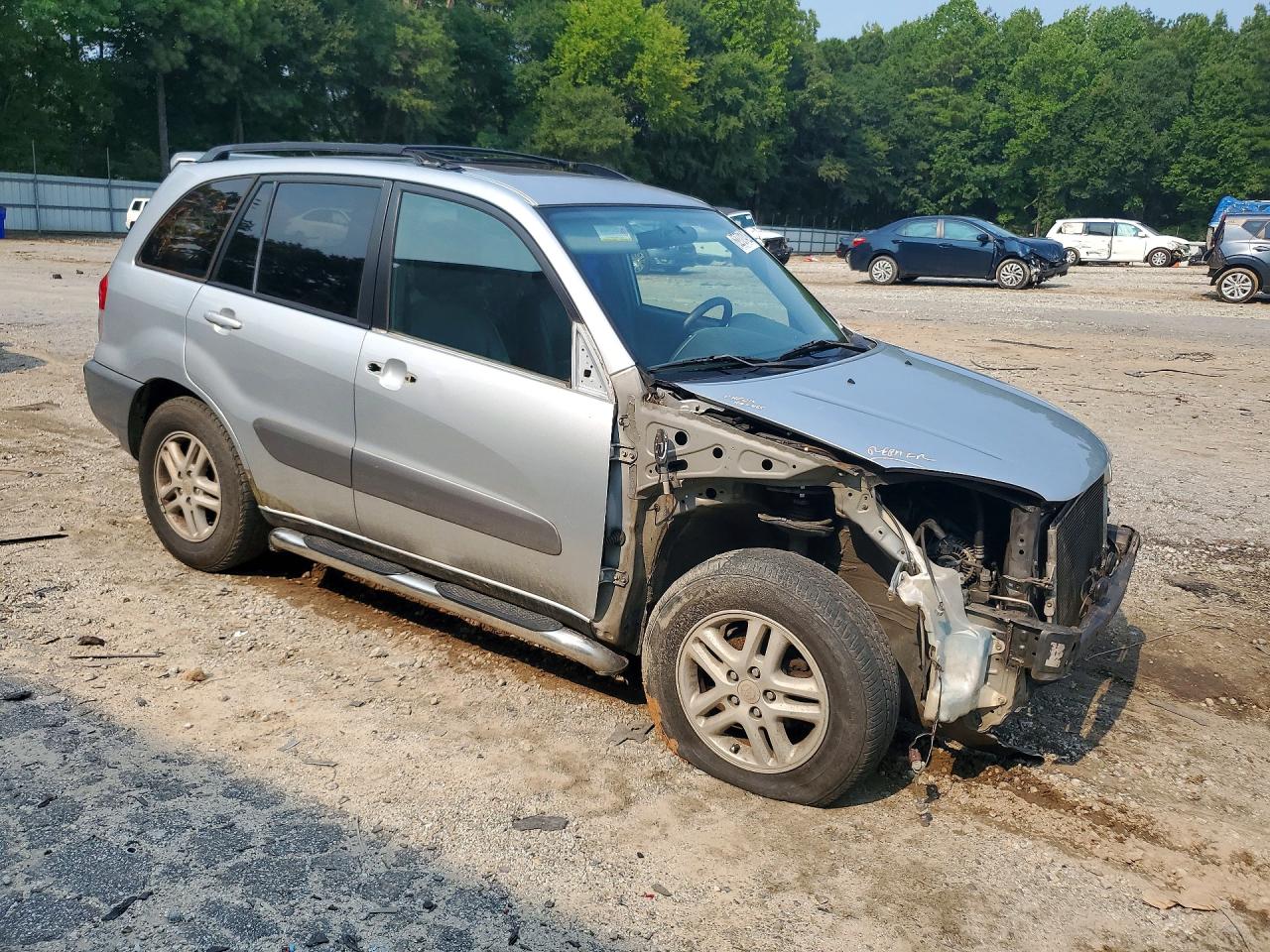 2001 Toyota Rav4 Base Silver vin: JTEGH20V810029760