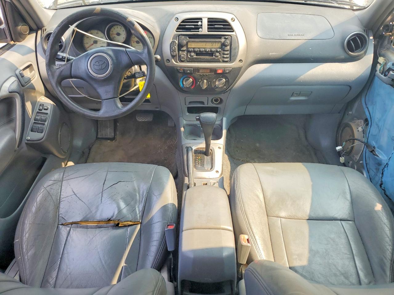 2001 Toyota Rav4 Base Silver vin: JTEGH20V810029760