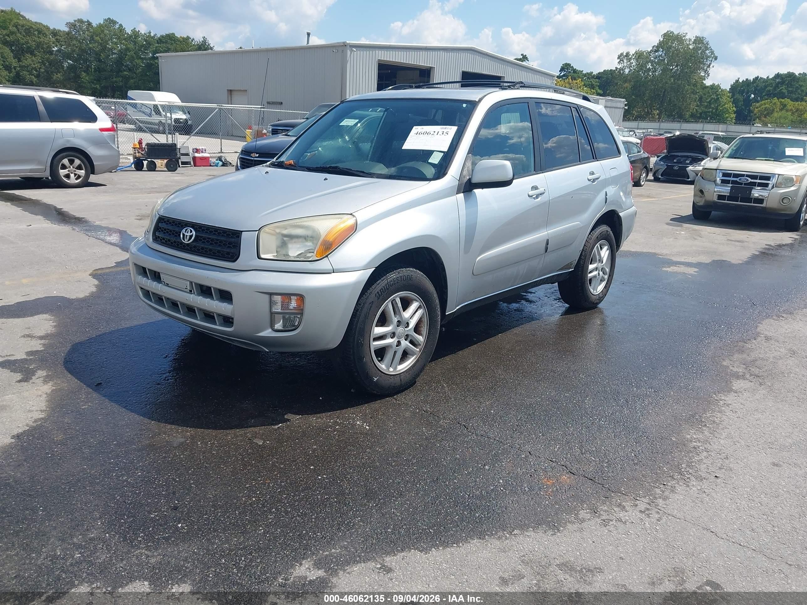 2002 Toyota Rav4   Silver vin: JTEGH20V820050741