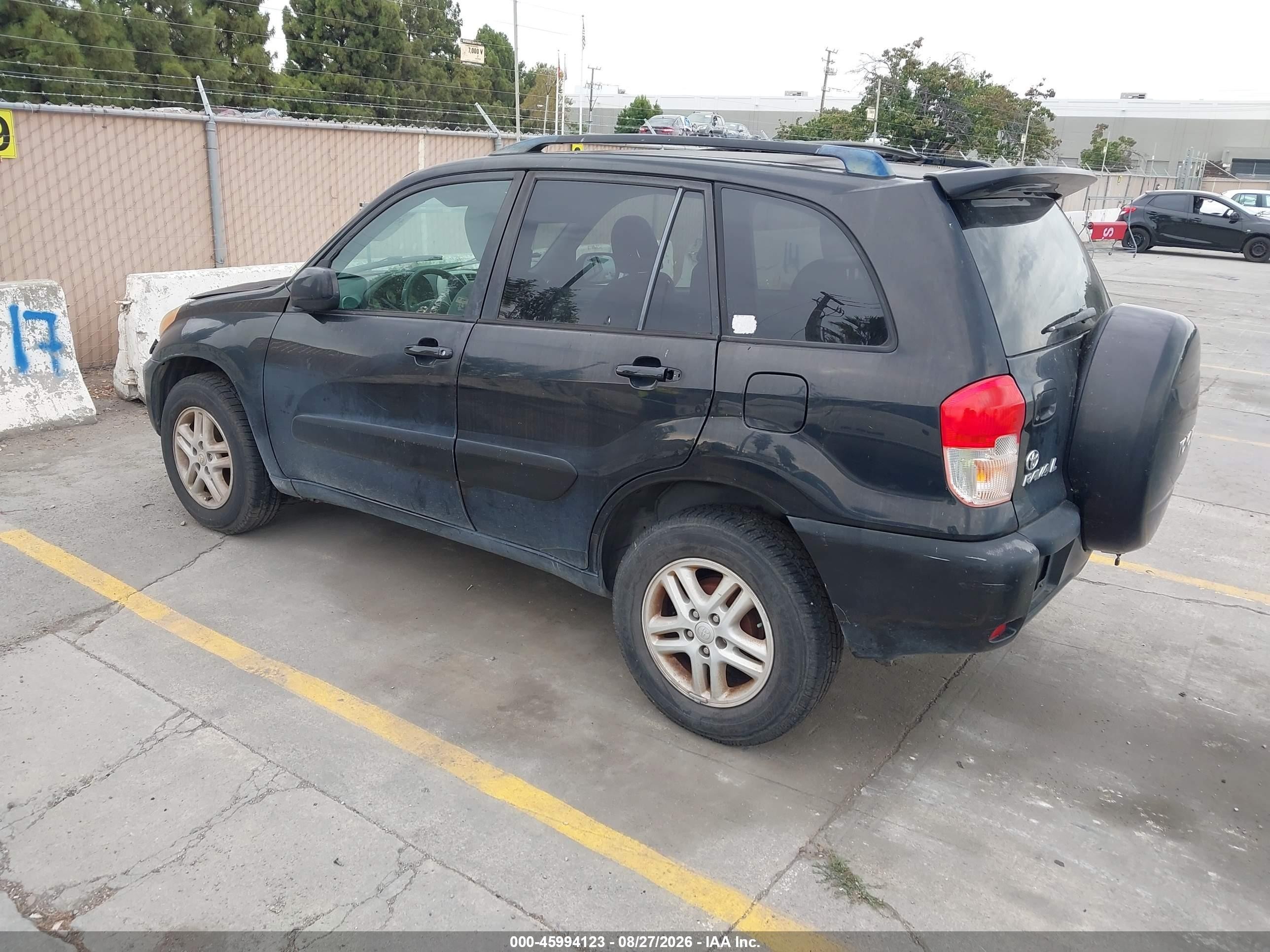 2002 Toyota Rav4   Black vin: JTEGH20V820052358