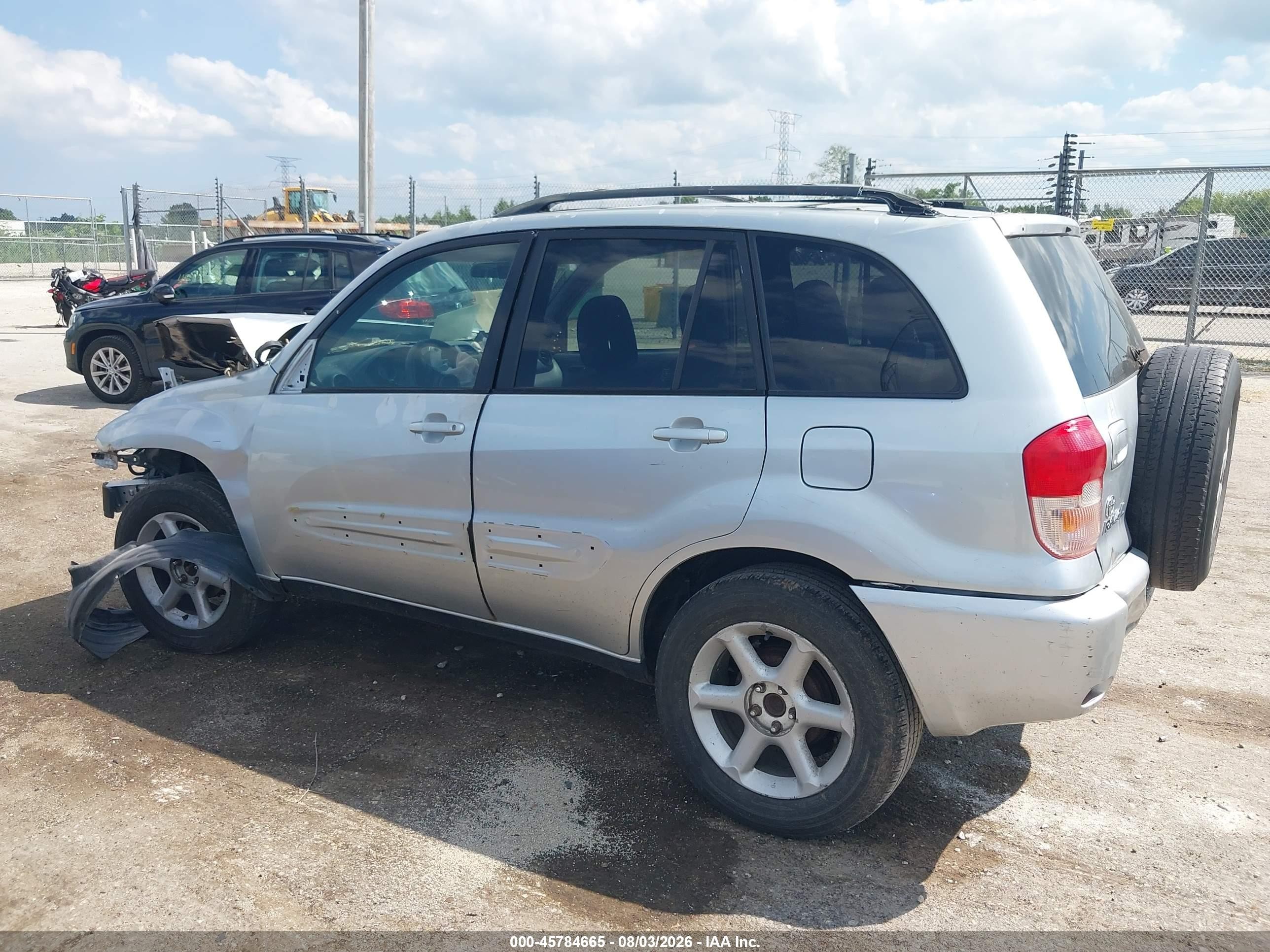2003 Toyota Rav4   Silver vin: JTEGH20V830119512