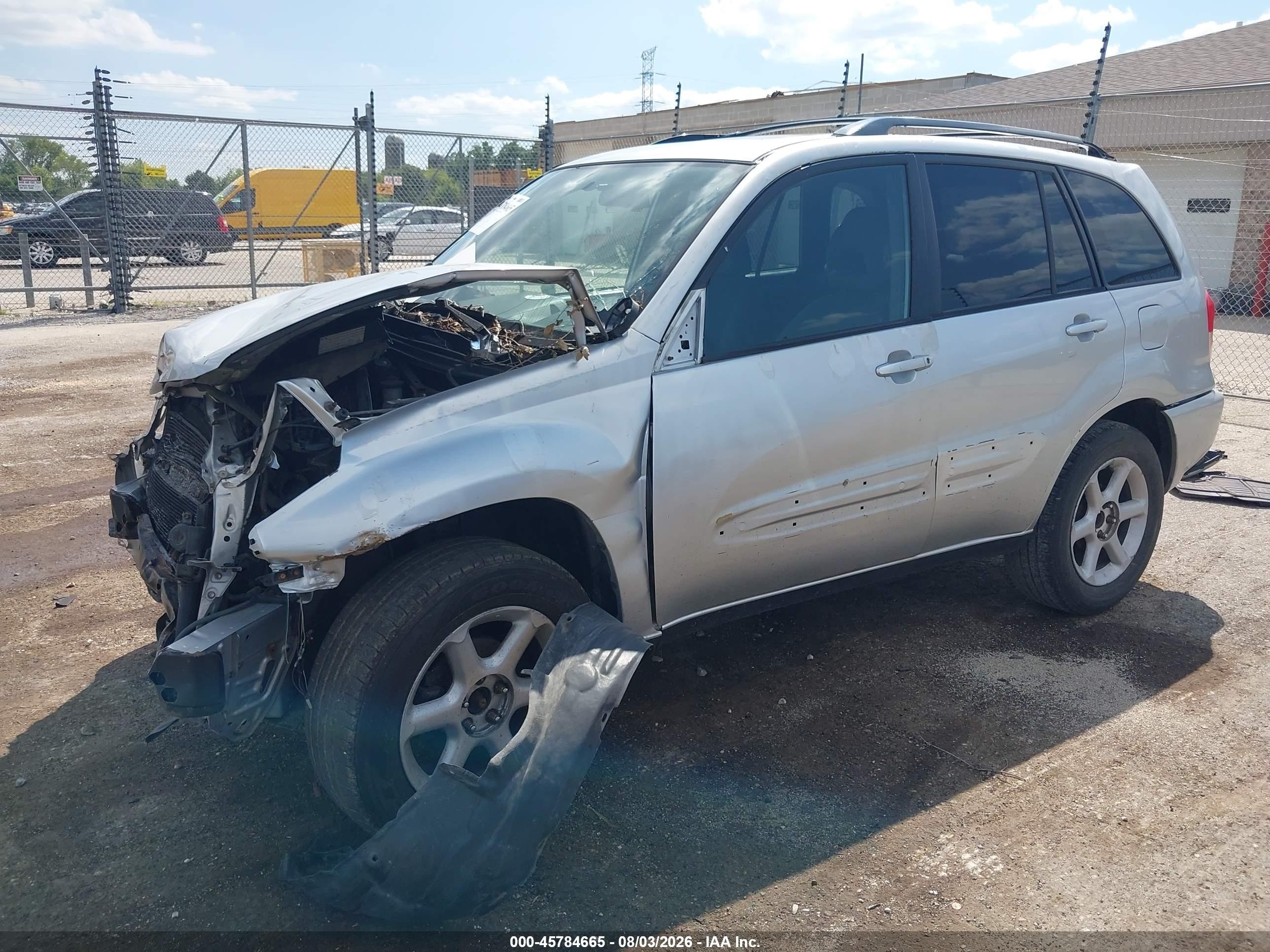 2003 Toyota Rav4   Silver vin: JTEGH20V830119512