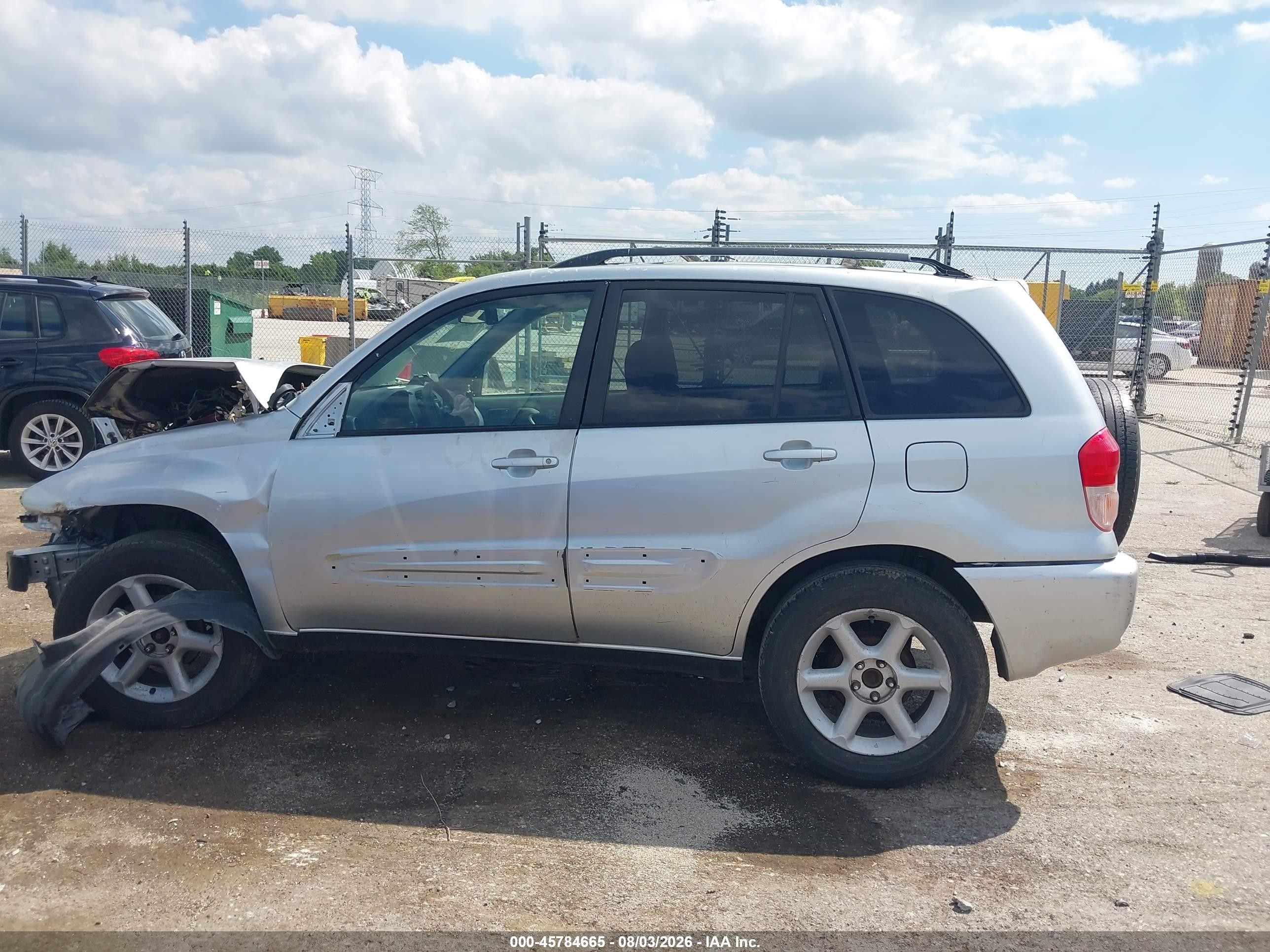 2003 Toyota Rav4   Silver vin: JTEGH20V830119512