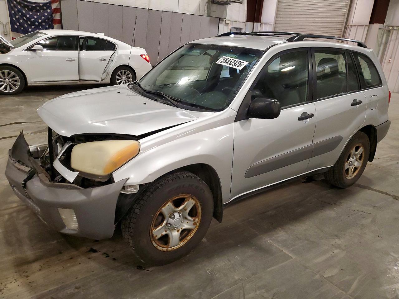 2003 Toyota Rav4 Base Silver vin: JTEGH20V836013395