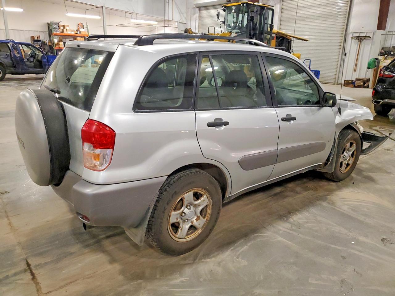 2003 Toyota Rav4 Base Silver vin: JTEGH20V836013395