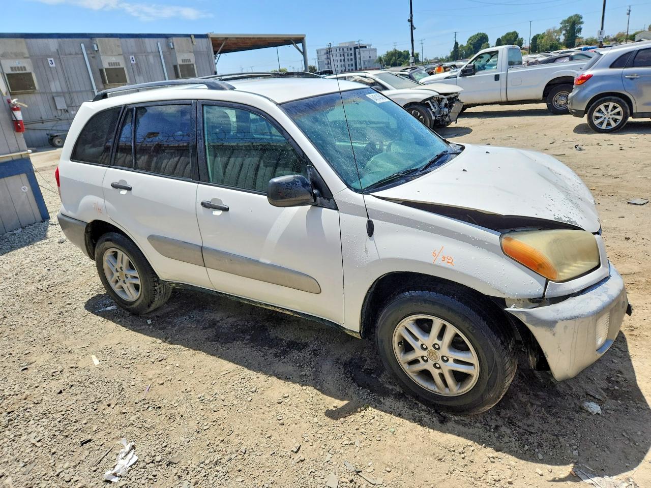 2001 Toyota Rav4 Base White vin: JTEGH20V910014054