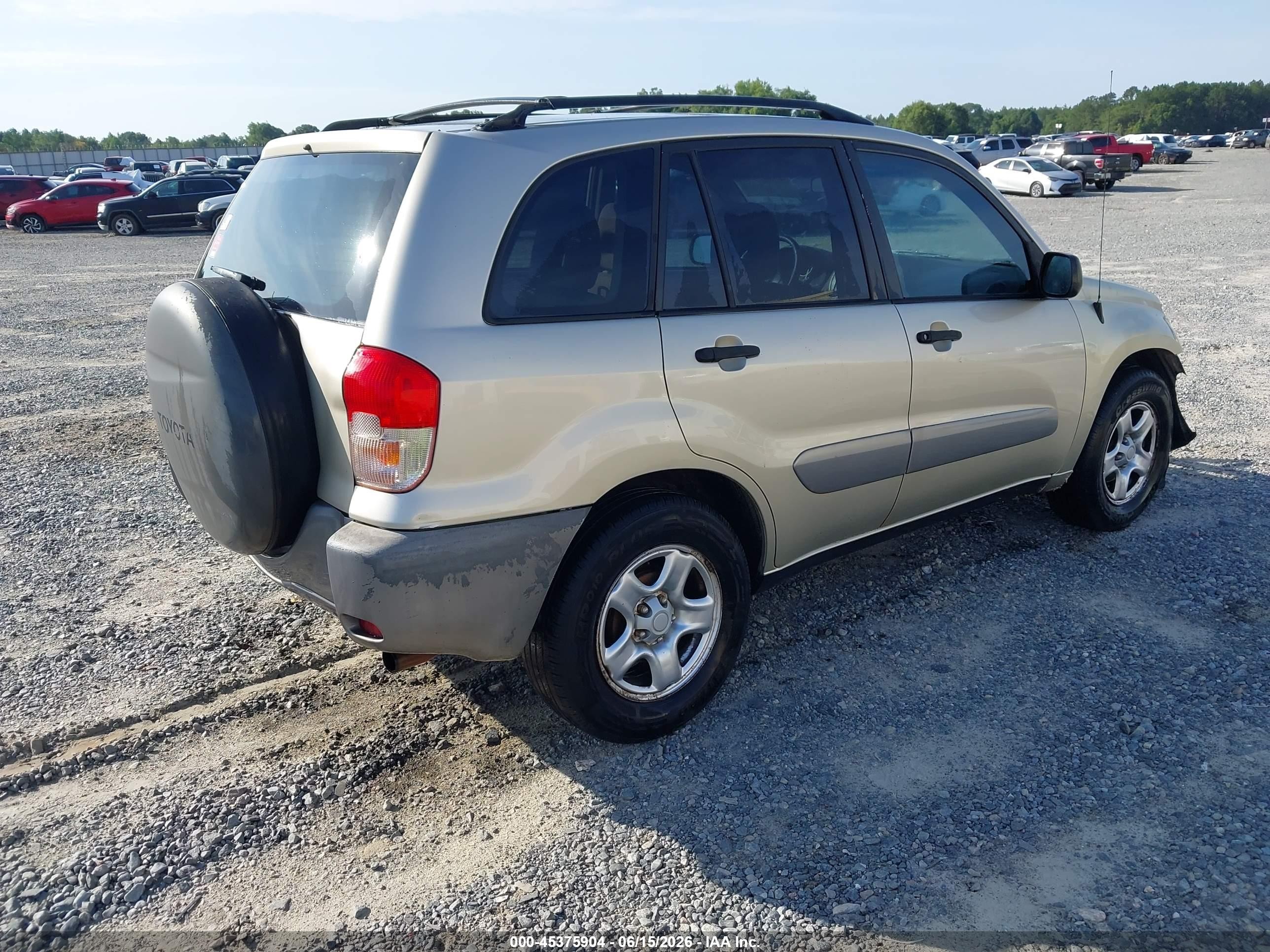 2002 Toyota Rav4   Gold vin: JTEGH20V920042664
