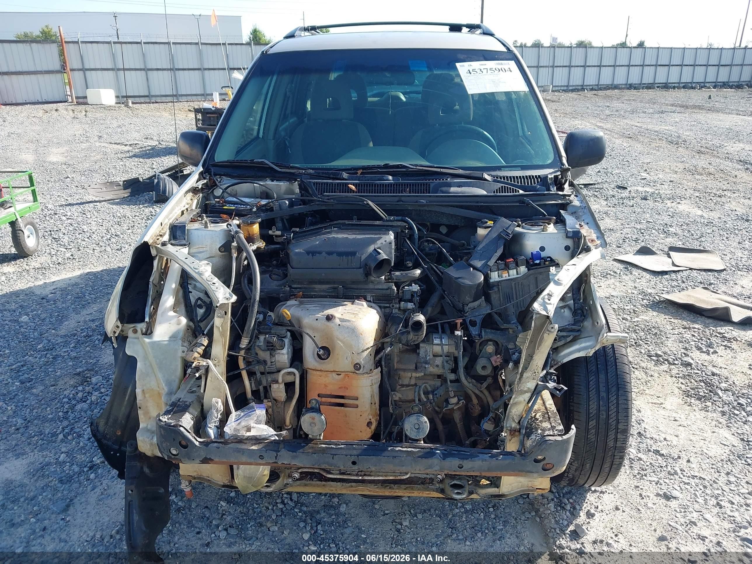 2002 Toyota Rav4   Gold vin: JTEGH20V920042664