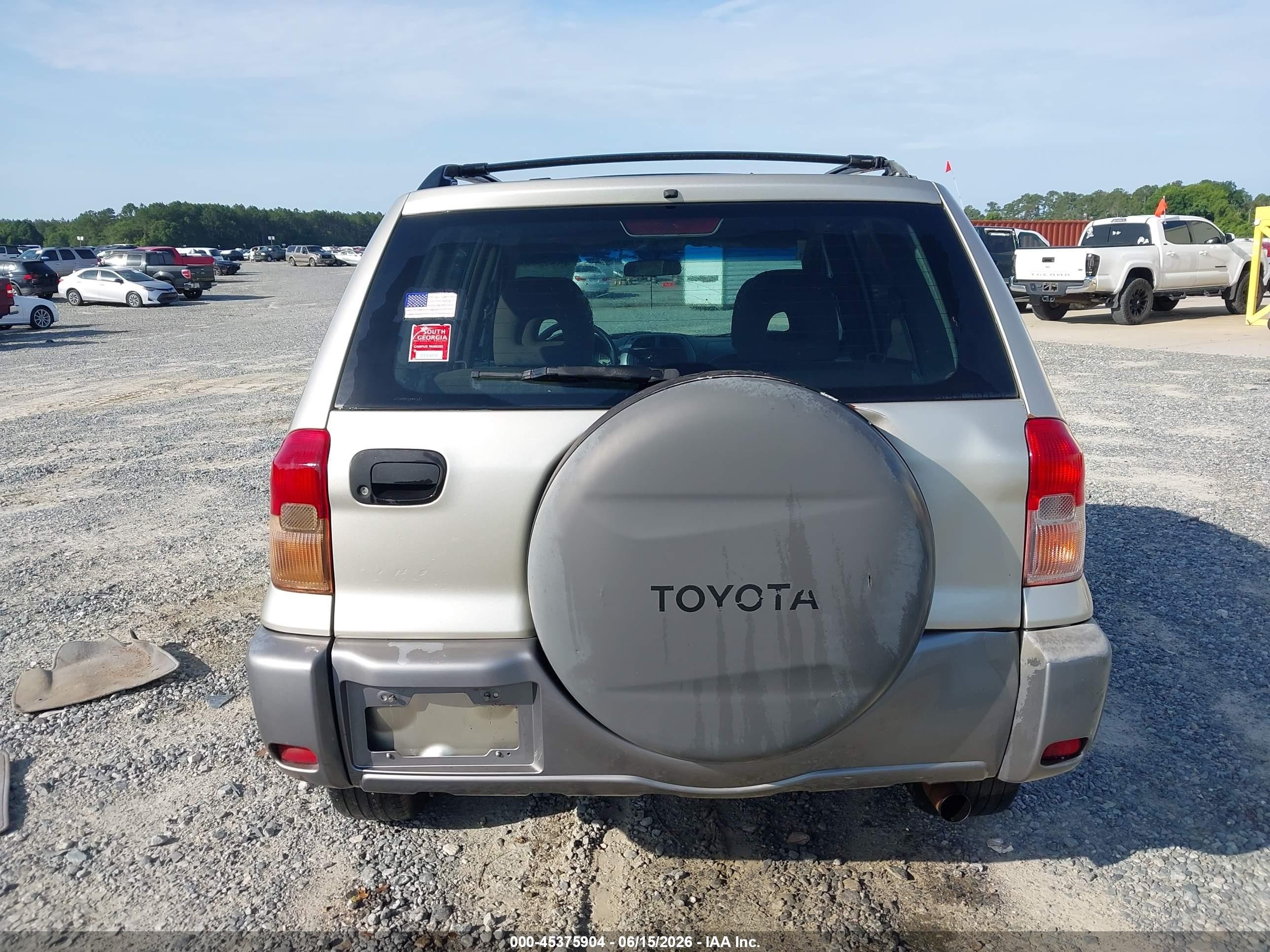 2002 Toyota Rav4   Gold vin: JTEGH20V920042664