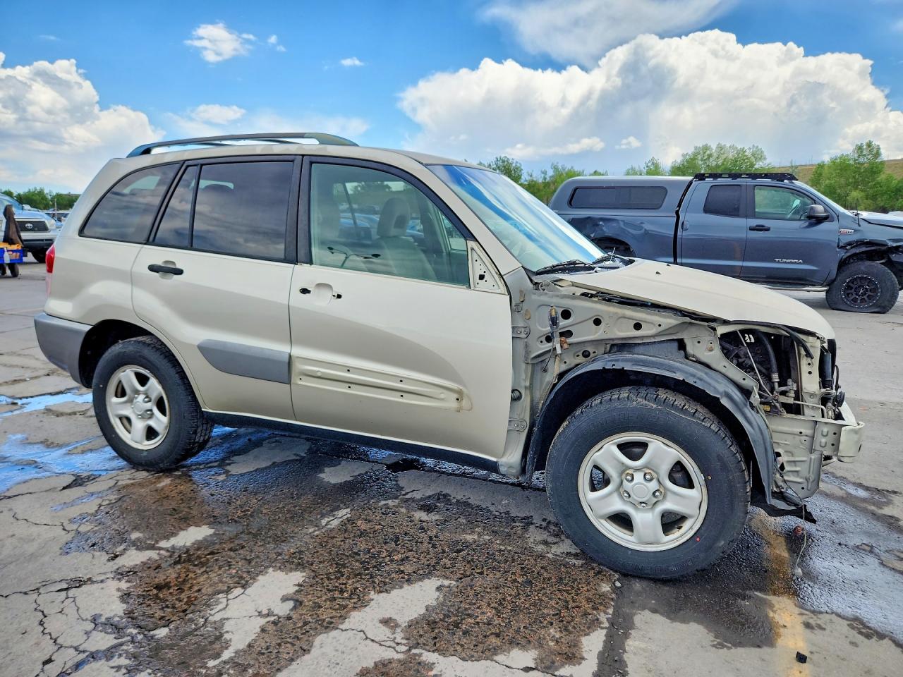 2003 Toyota Rav4 Base Gold vin: JTEGH20V930092269