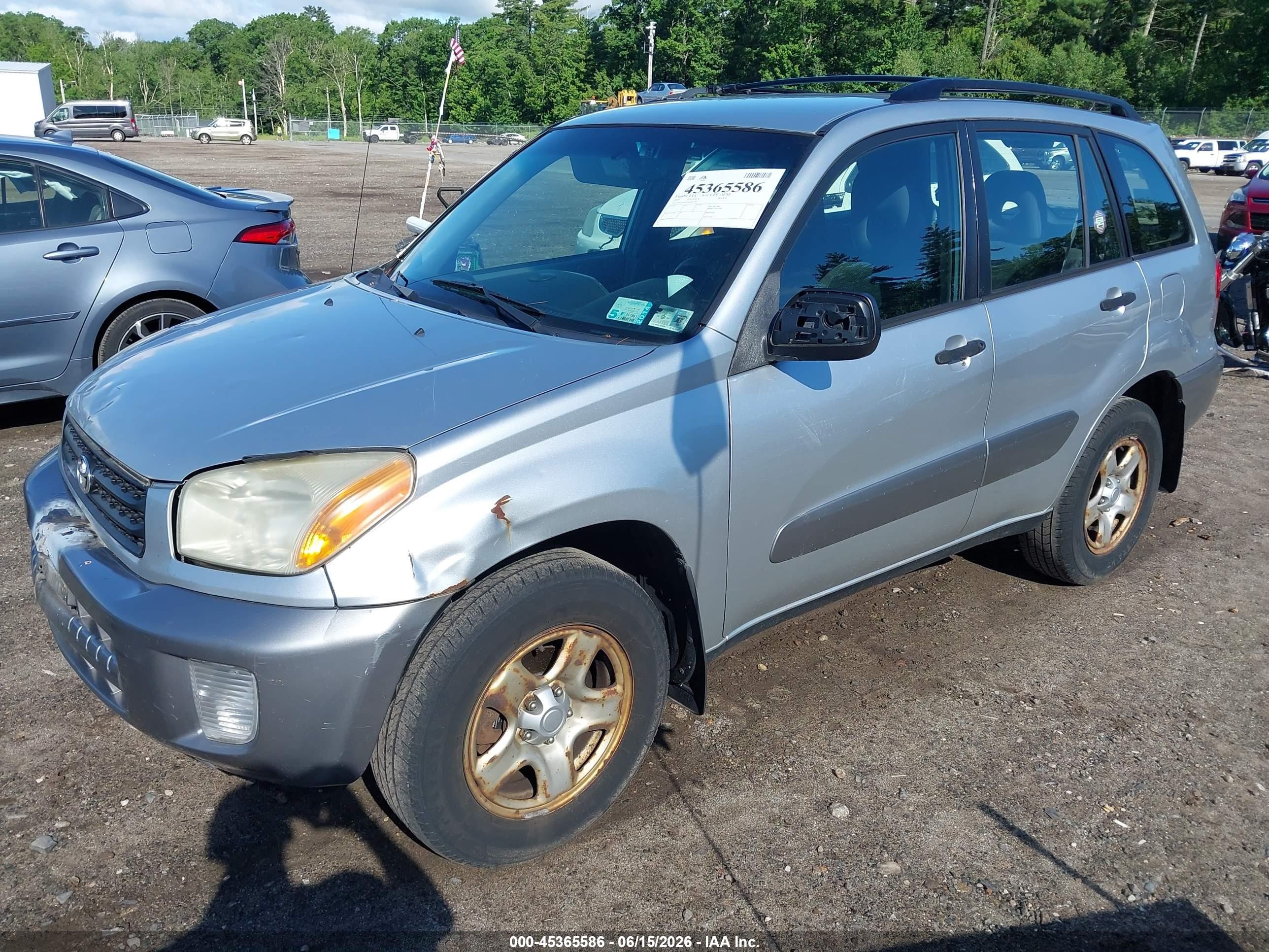 2003 Toyota Rav4   Silver vin: JTEGH20V930107191