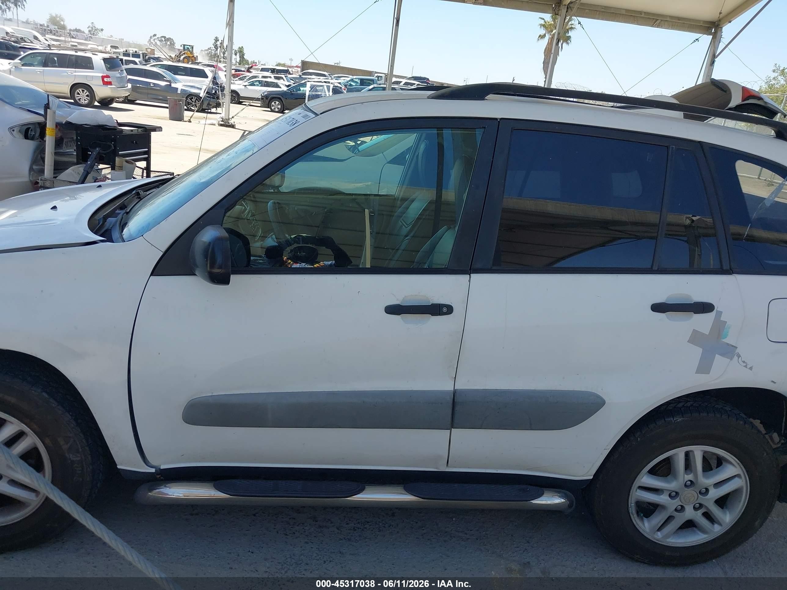 2001 Toyota Rav4   White vin: JTEGH20VX10018601