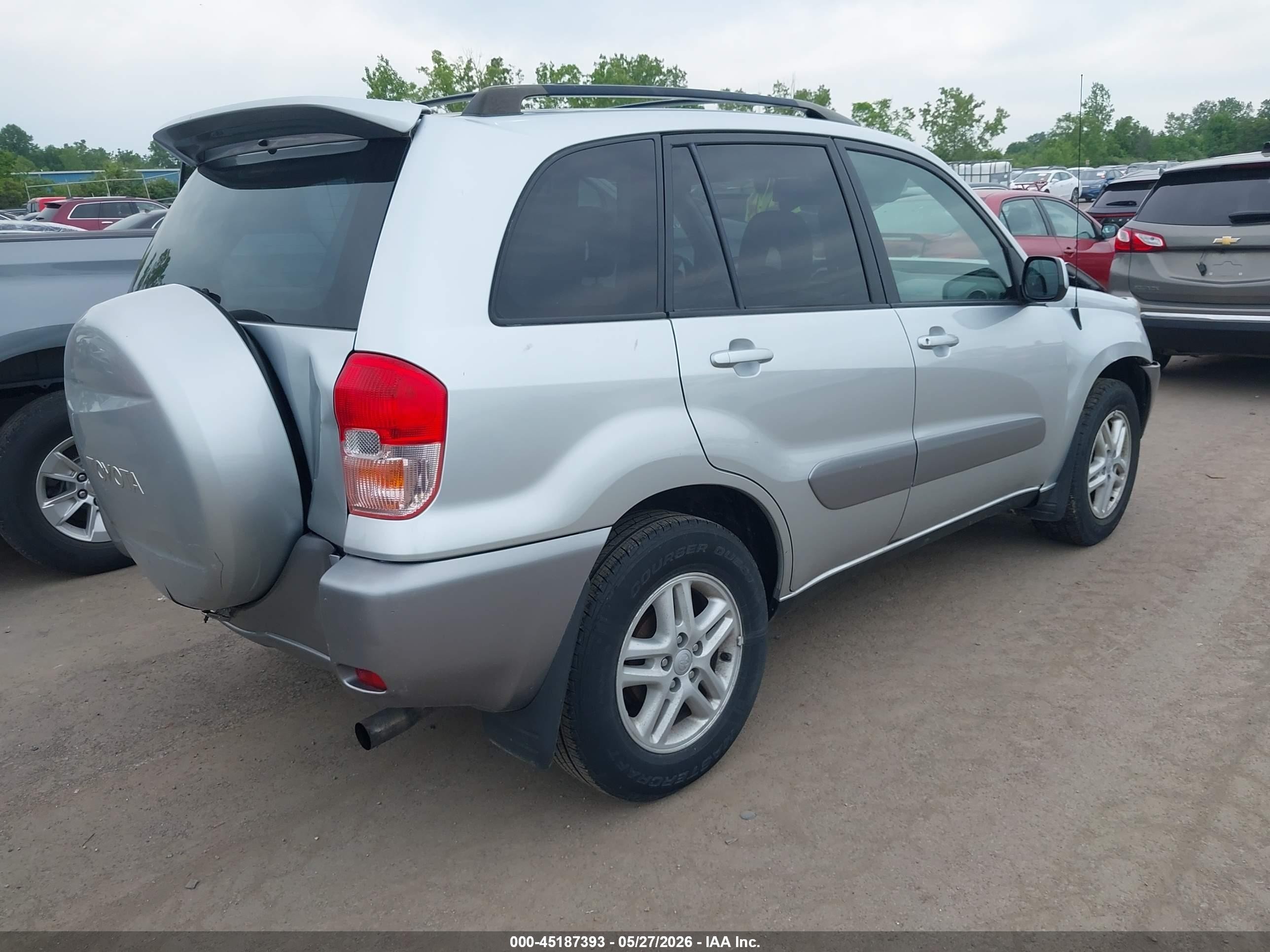 2001 Toyota Rav4   Silver vin: JTEGH20VX10036709