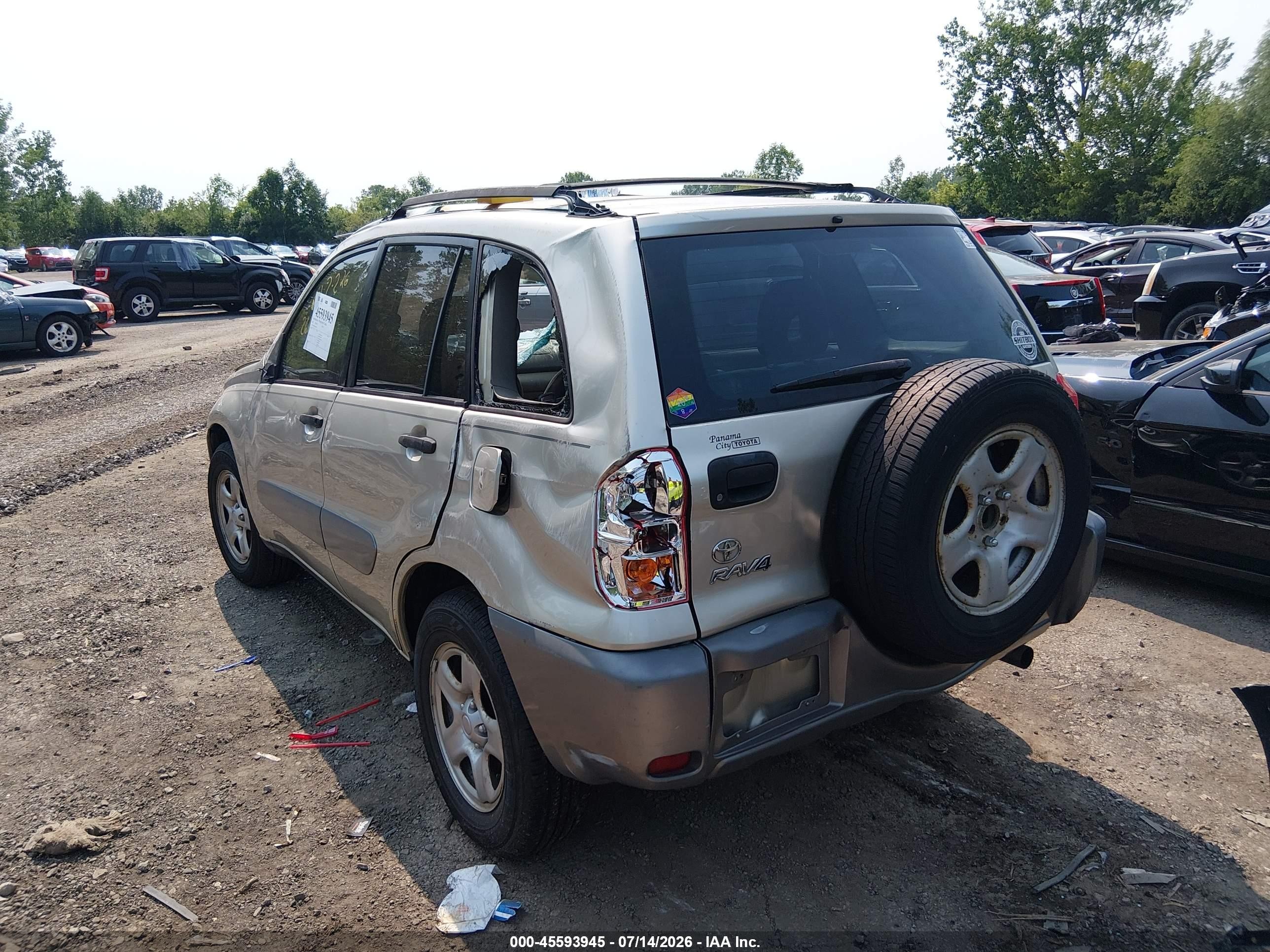 2002 Toyota Rav4   Gray vin: JTEGH20VX20065810