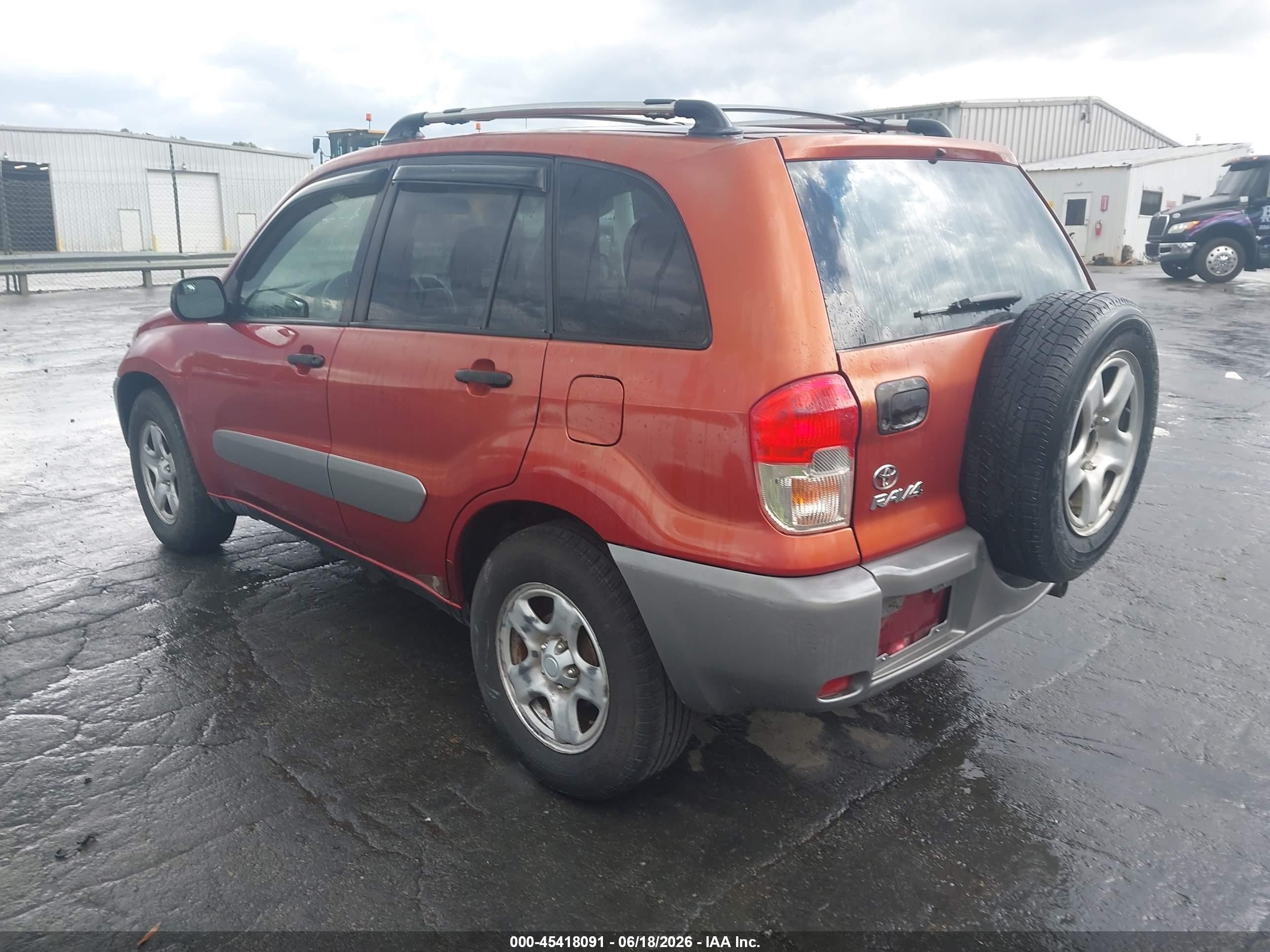 2002 Toyota Rav4   Orange vin: JTEGH20VX20078329