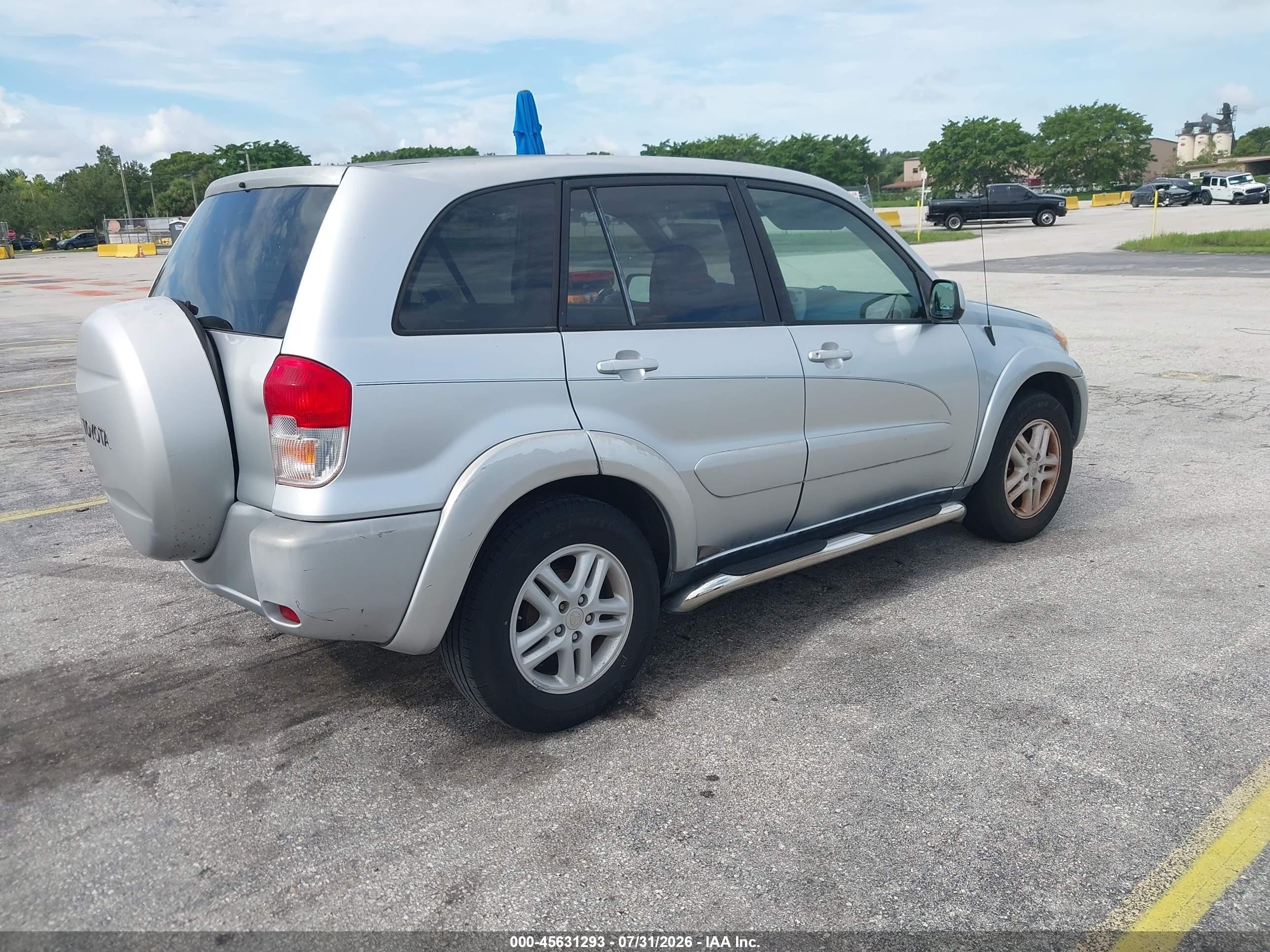 2002 Toyota Rav4   Silver vin: JTEGH20VX26006253