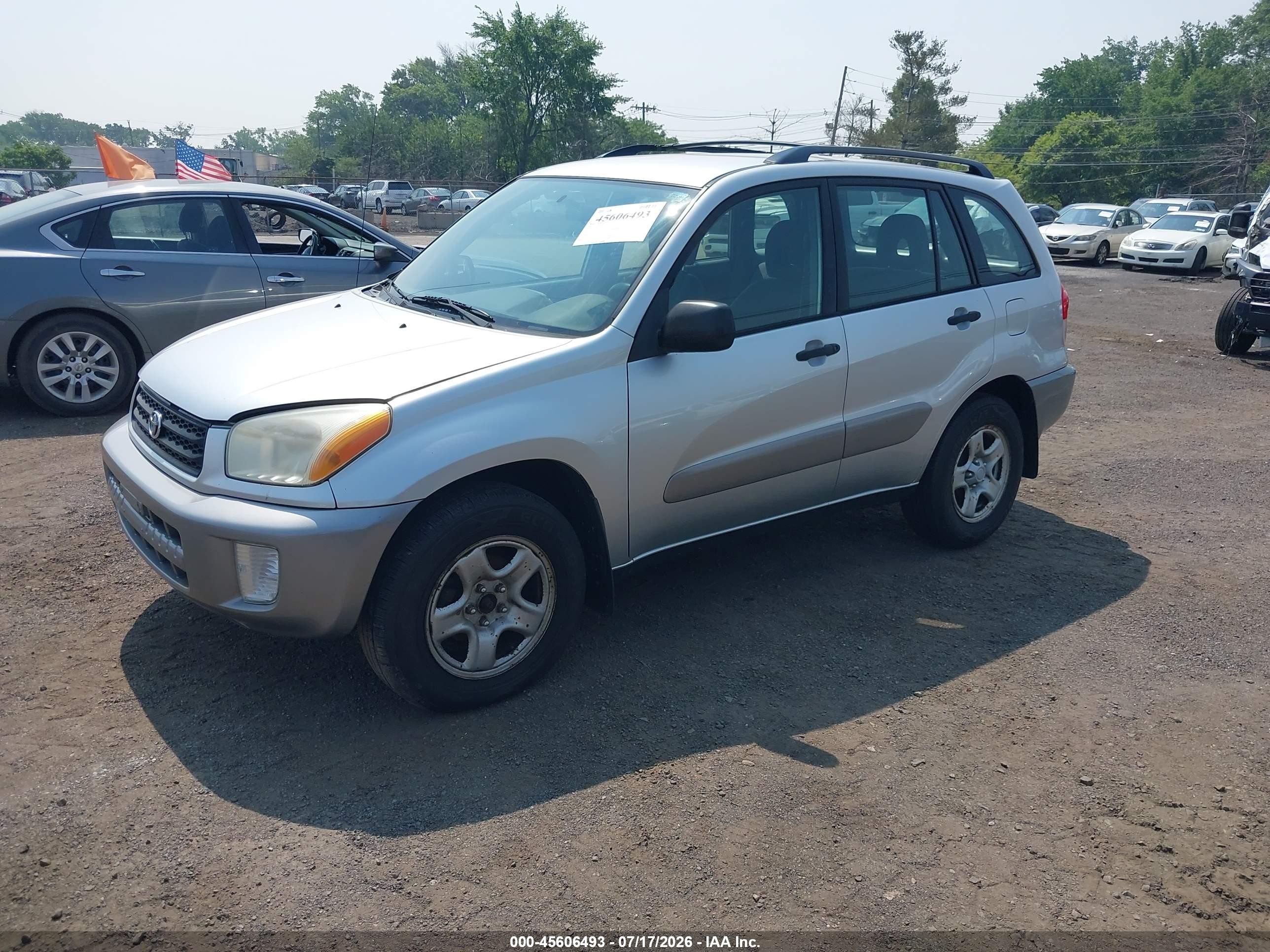 2003 Toyota Rav4   Silver vin: JTEGH20VX30087906