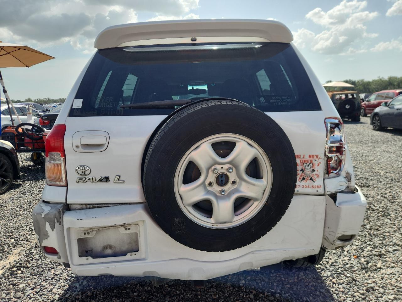 2003 Toyota Rav4 Base Белый vin: JTEGH20VX30103795