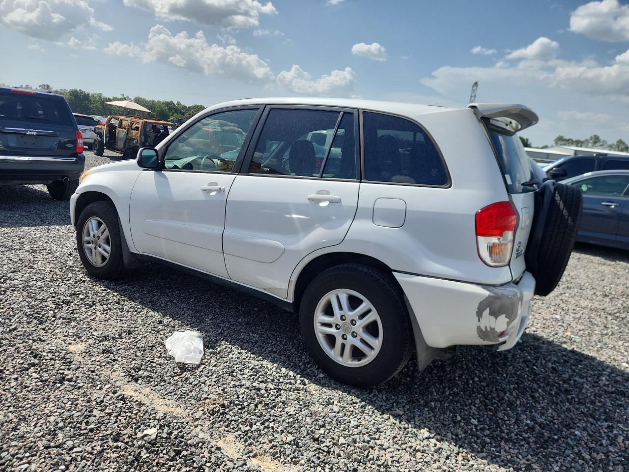 2003 Toyota Rav4 Base Белый vin: JTEGH20VX30103795