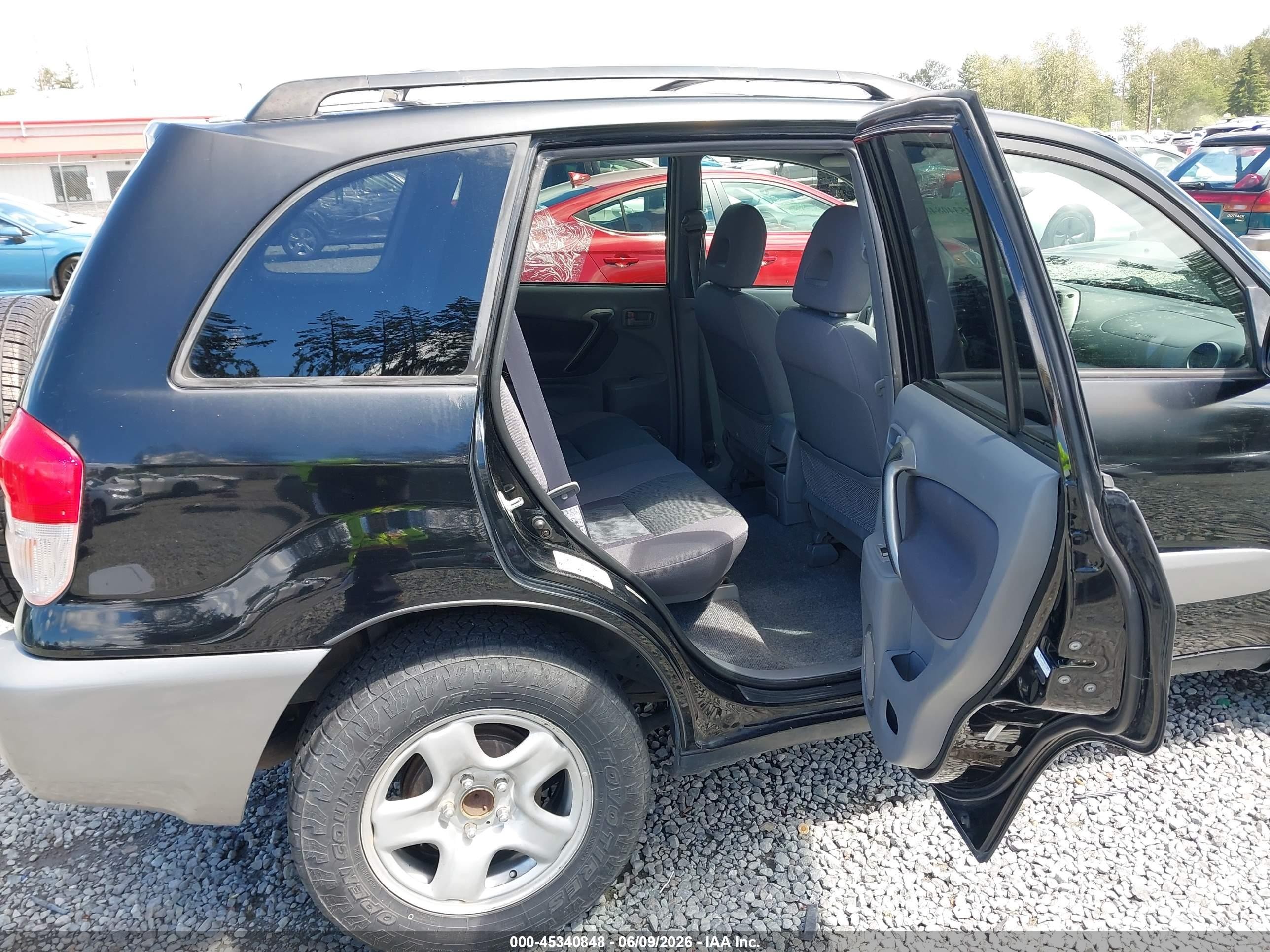 2003 Toyota Rav4 Black vin: JTEGH20VX30118474