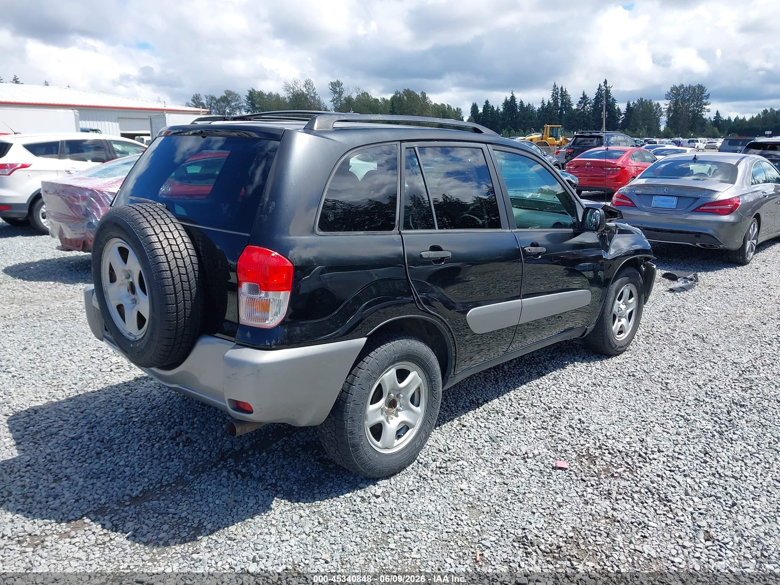 2003 Toyota Rav4 Black vin: JTEGH20VX30118474