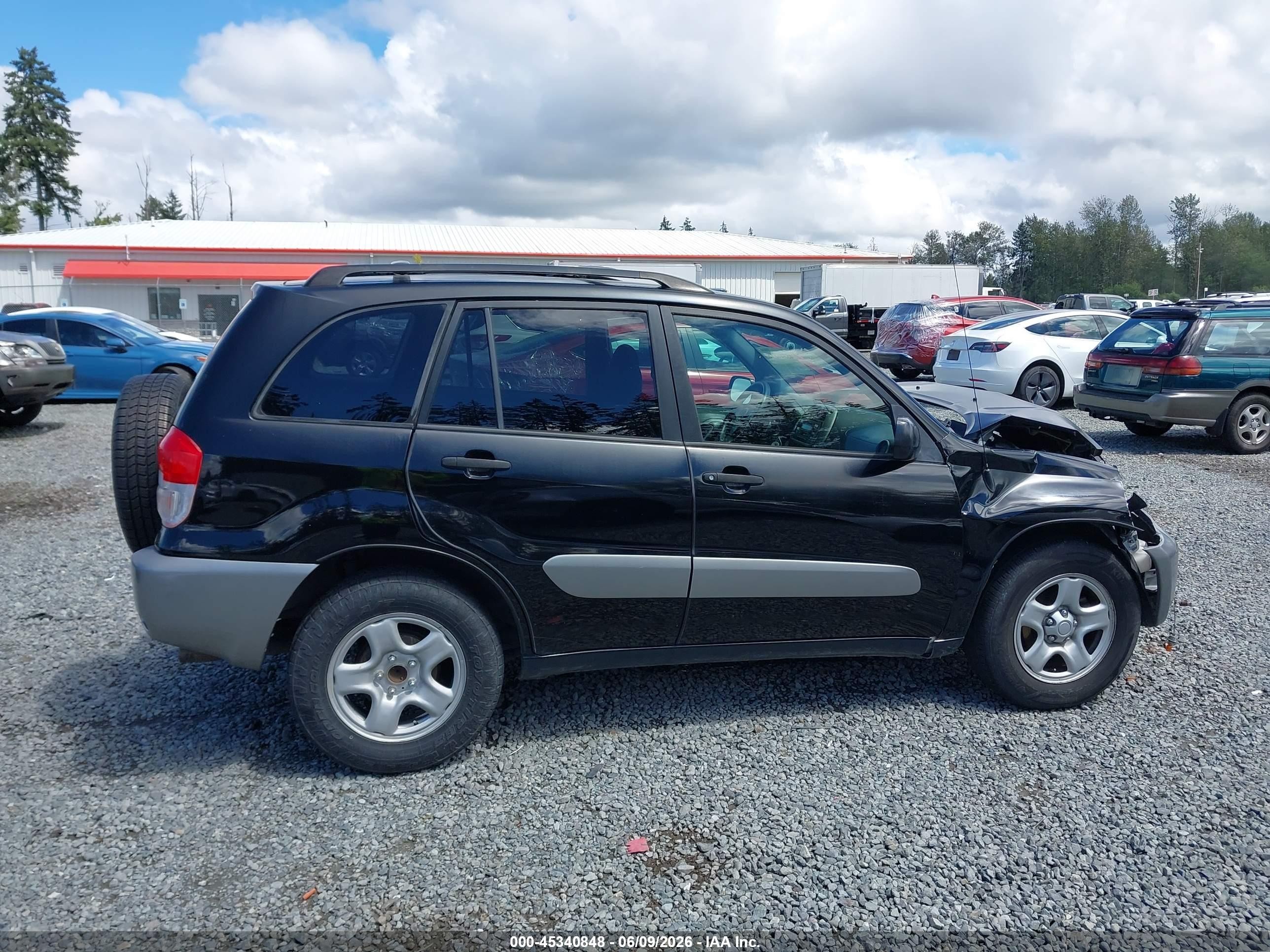 2003 Toyota Rav4 Black vin: JTEGH20VX30118474