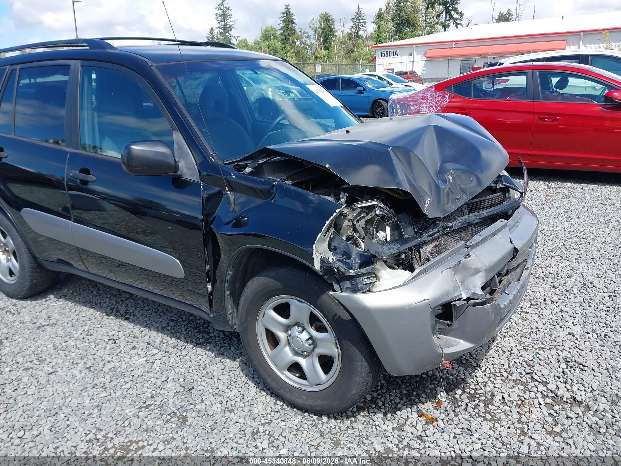 2003 Toyota Rav4 Black vin: JTEGH20VX30118474