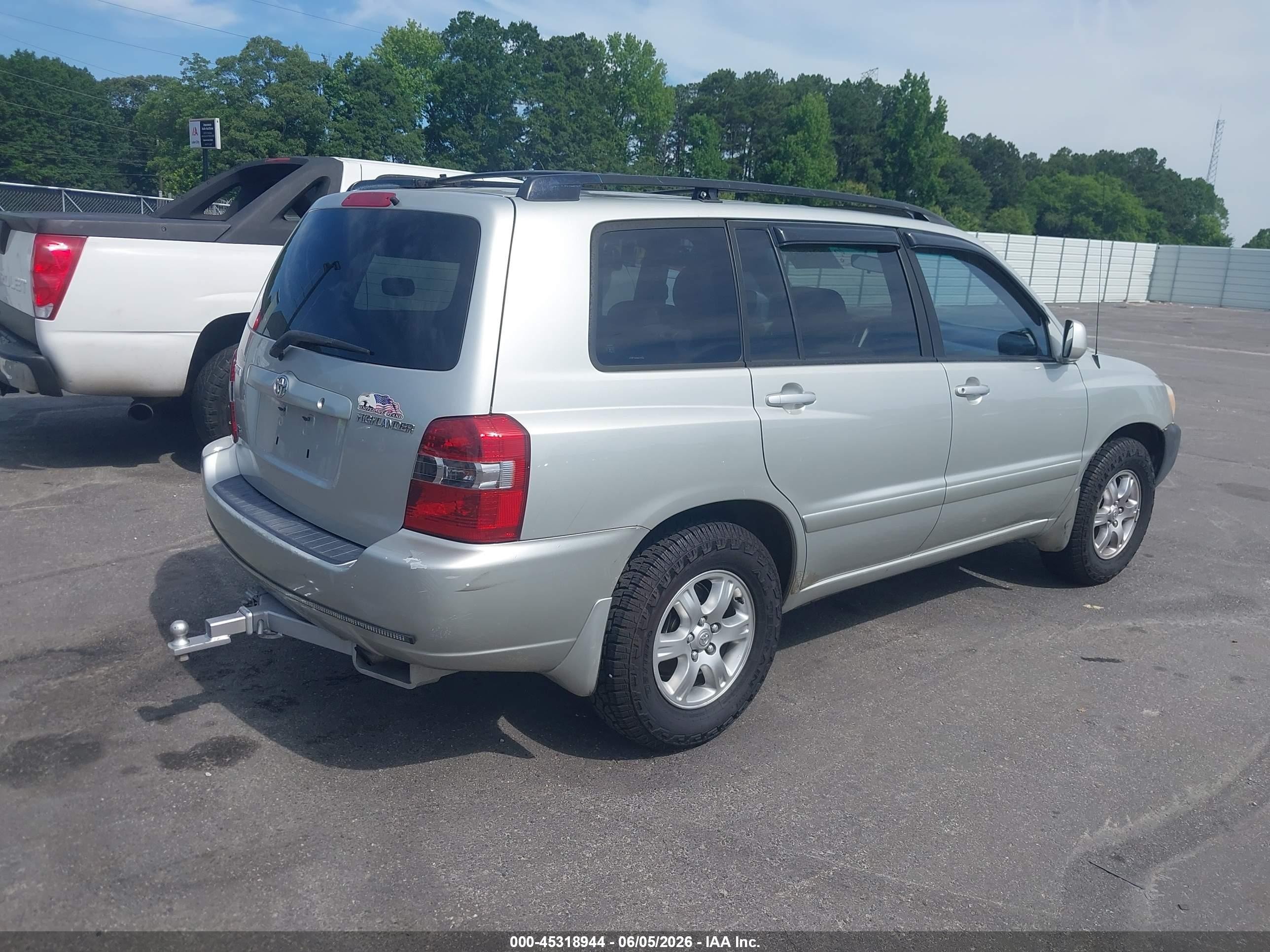 2004 Toyota Highlander V6 Серый vin: JTEGP21A040016536
