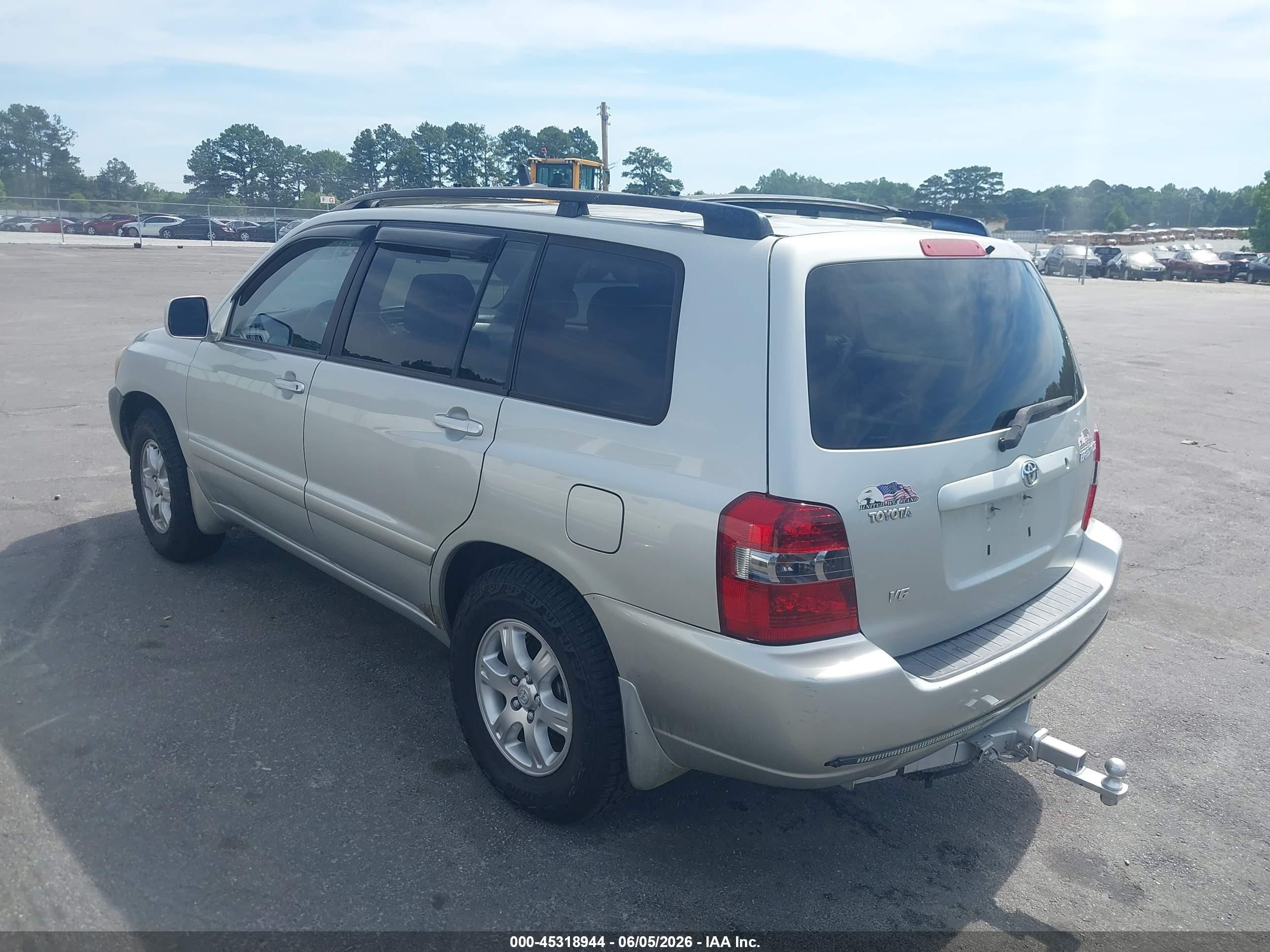 2004 Toyota Highlander V6 Серый vin: JTEGP21A040016536