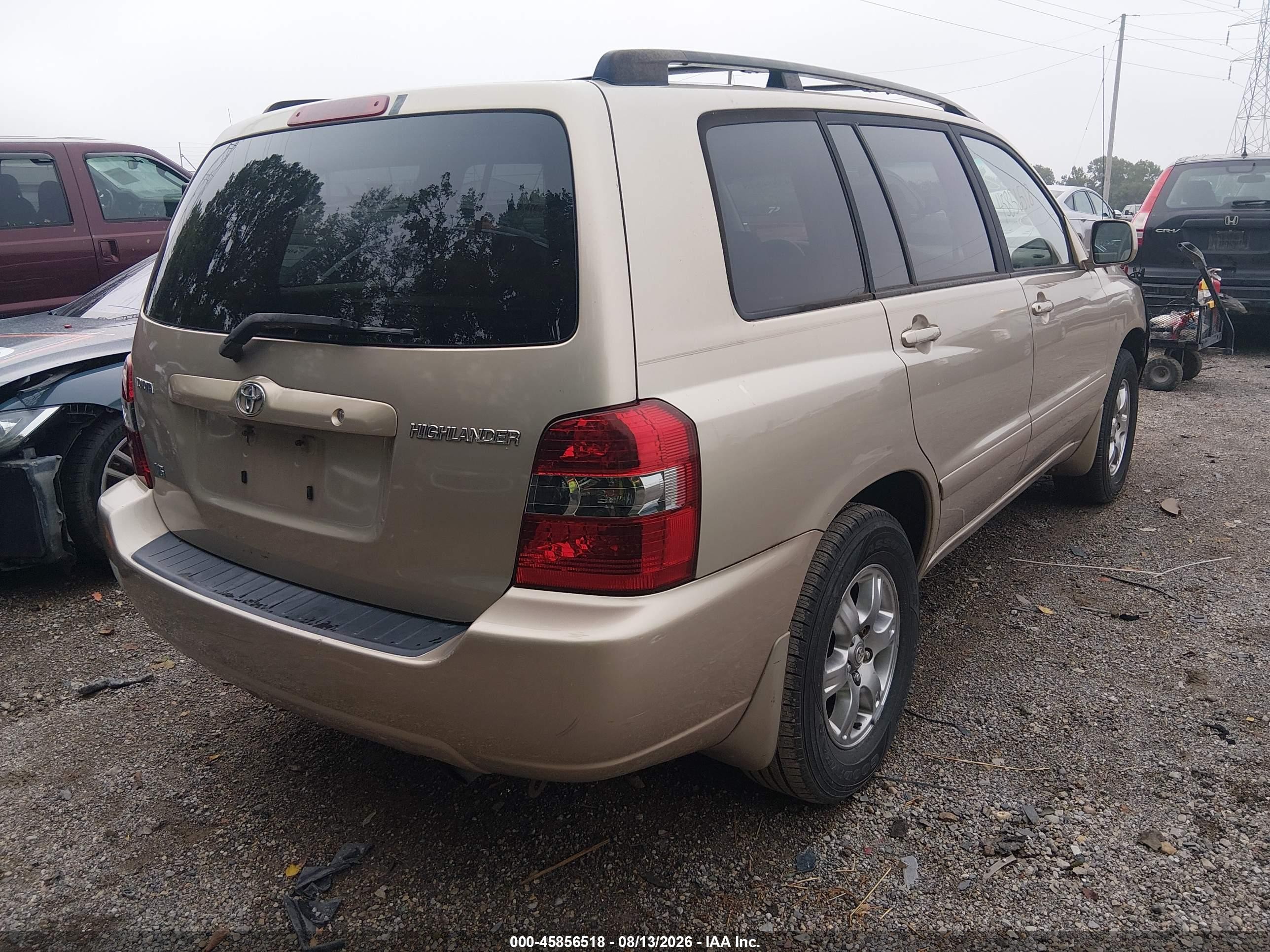 2005 Toyota Highlander V6 Pewter vin: JTEGP21A050087141