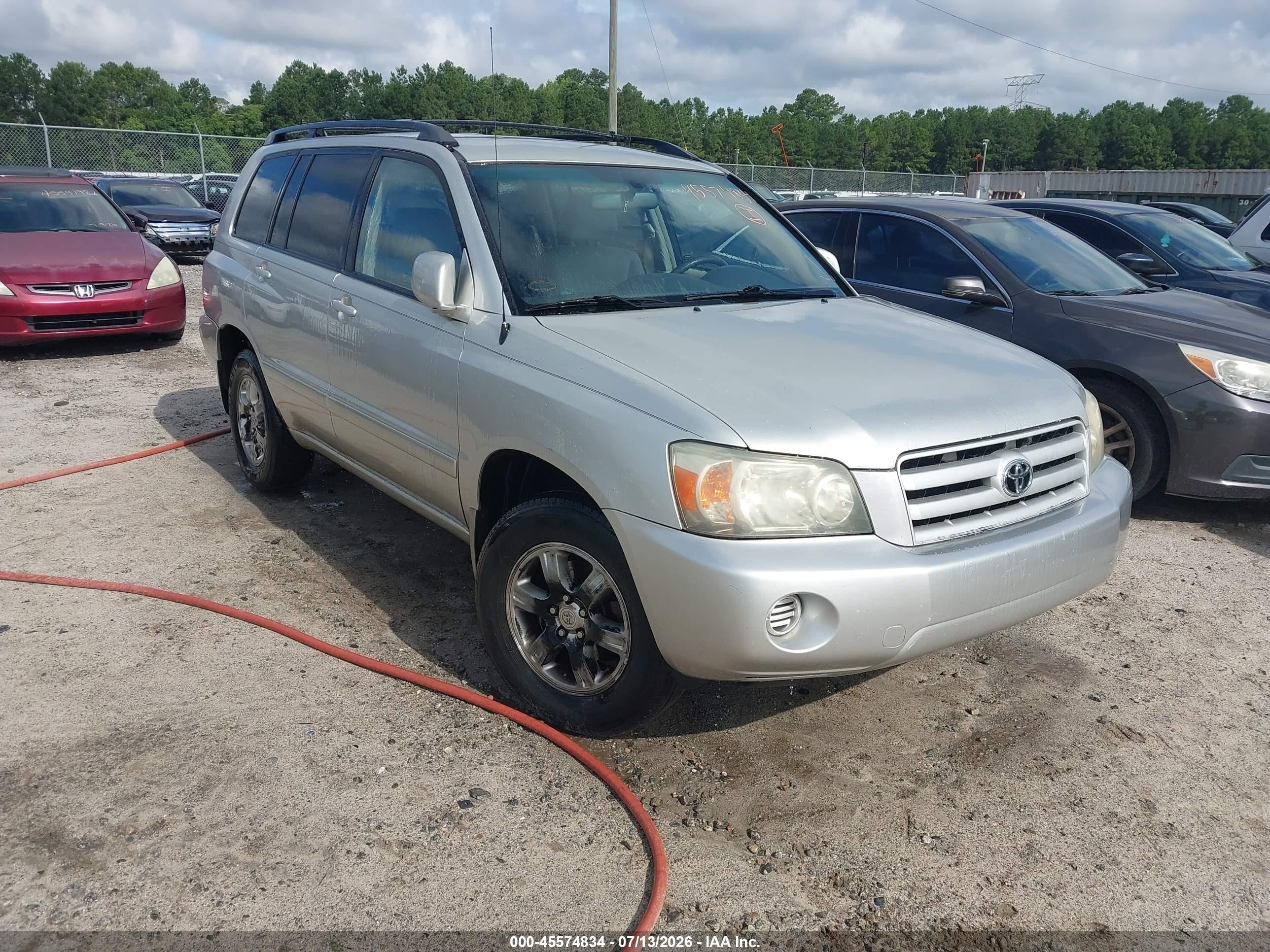 2004 Toyota Highlander V6 Silver vin: JTEGP21A140010471