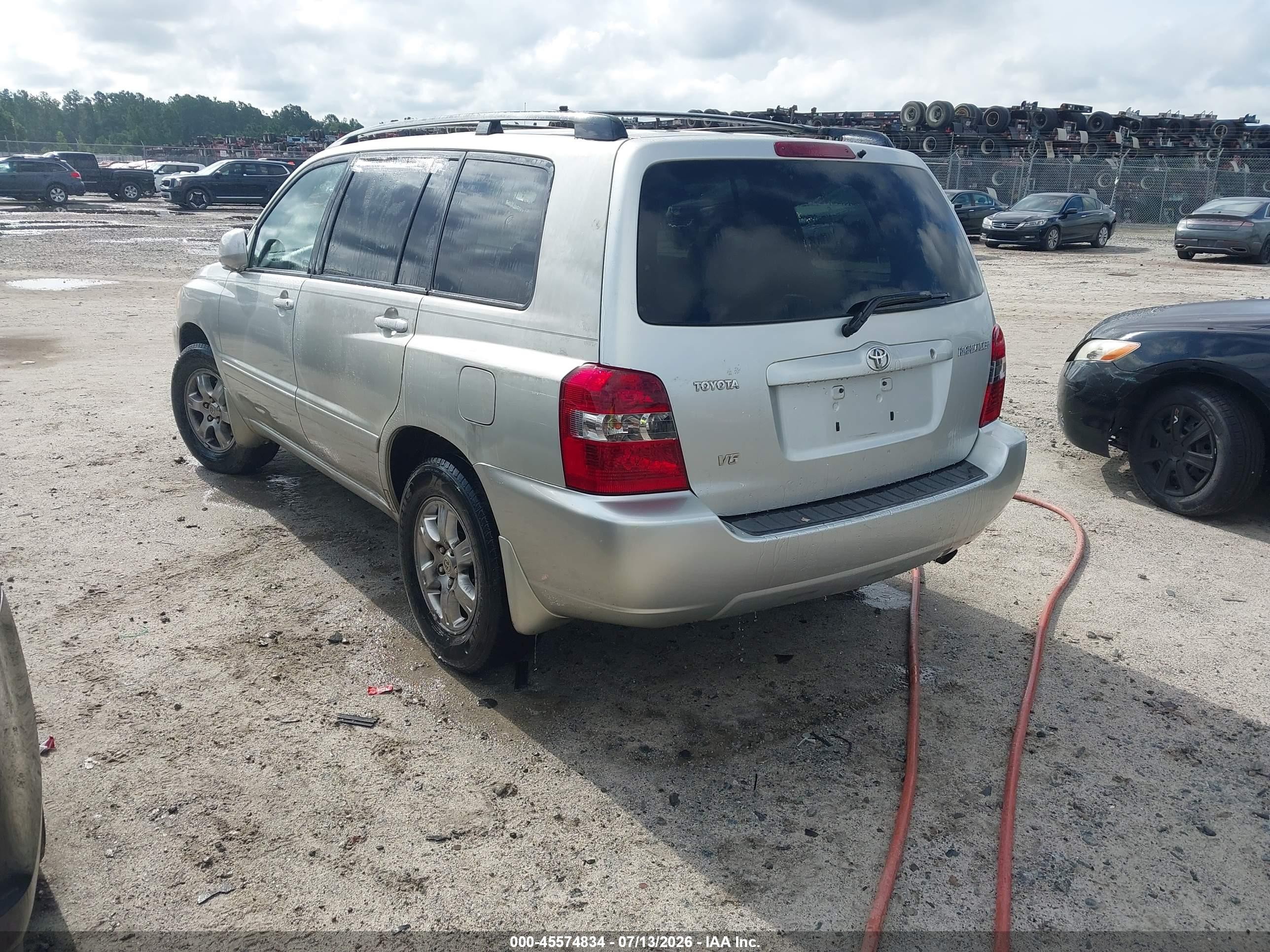 2004 Toyota Highlander V6 Silver vin: JTEGP21A140010471