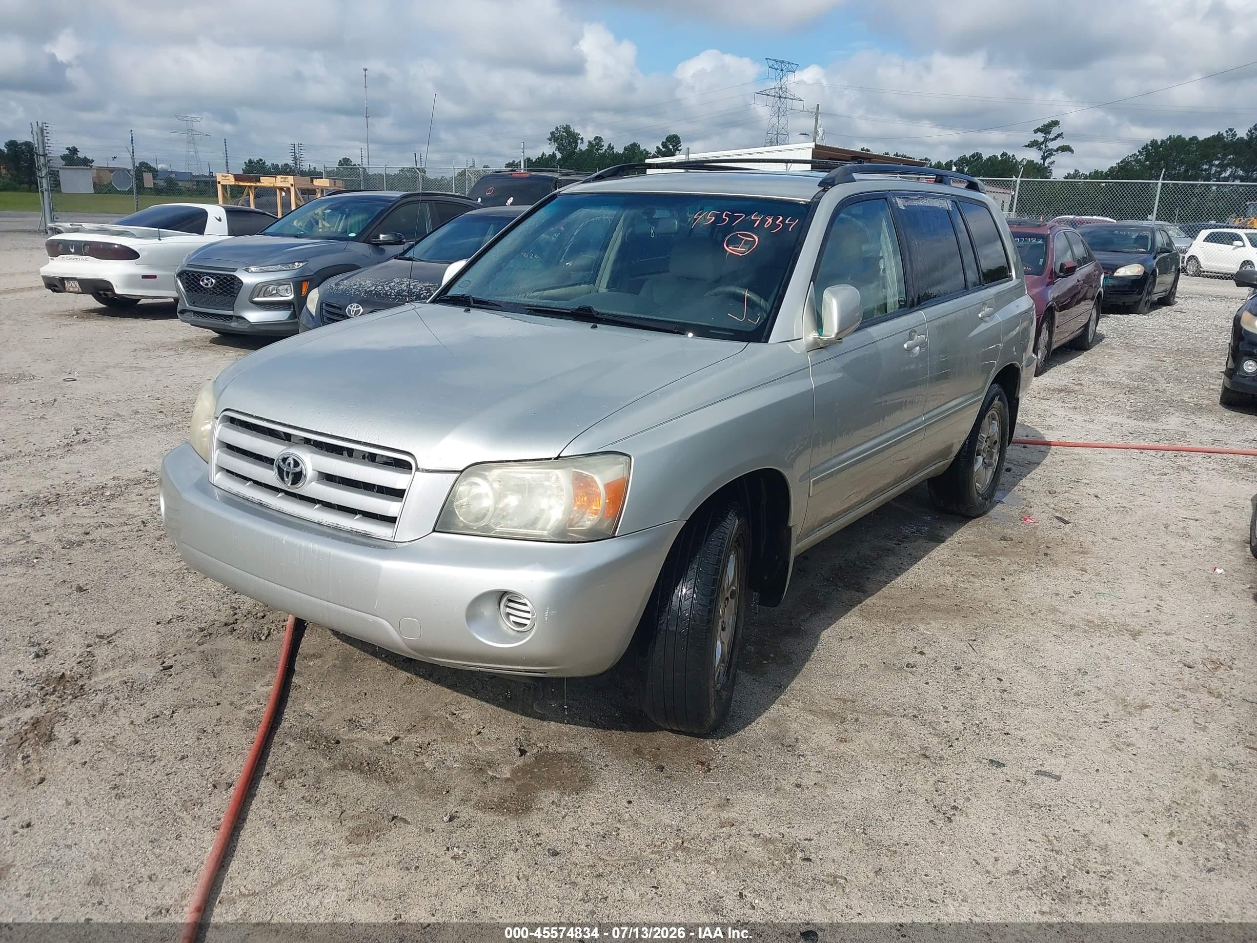 2004 Toyota Highlander V6 Silver vin: JTEGP21A140010471