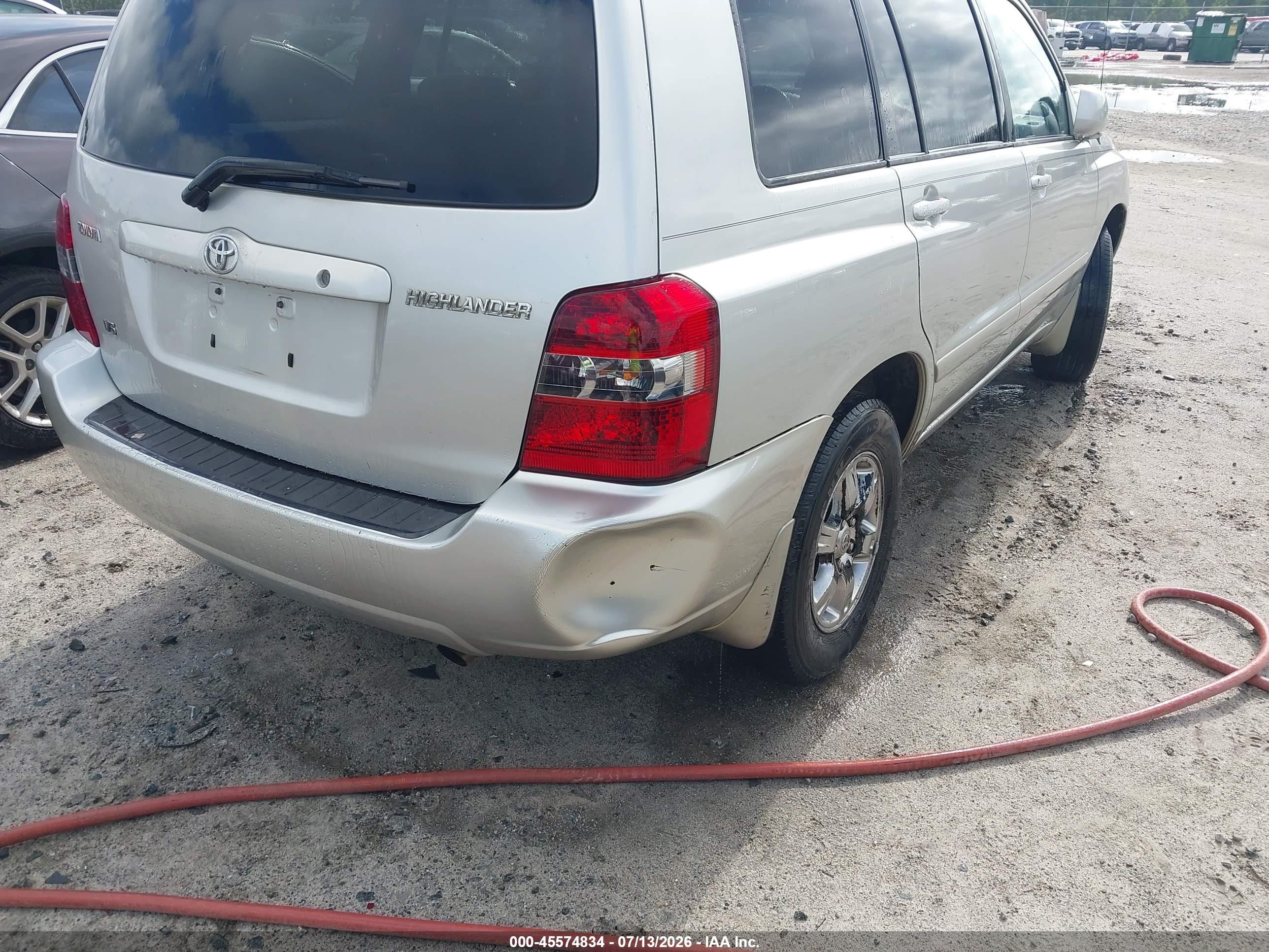 2004 Toyota Highlander V6 Silver vin: JTEGP21A140010471