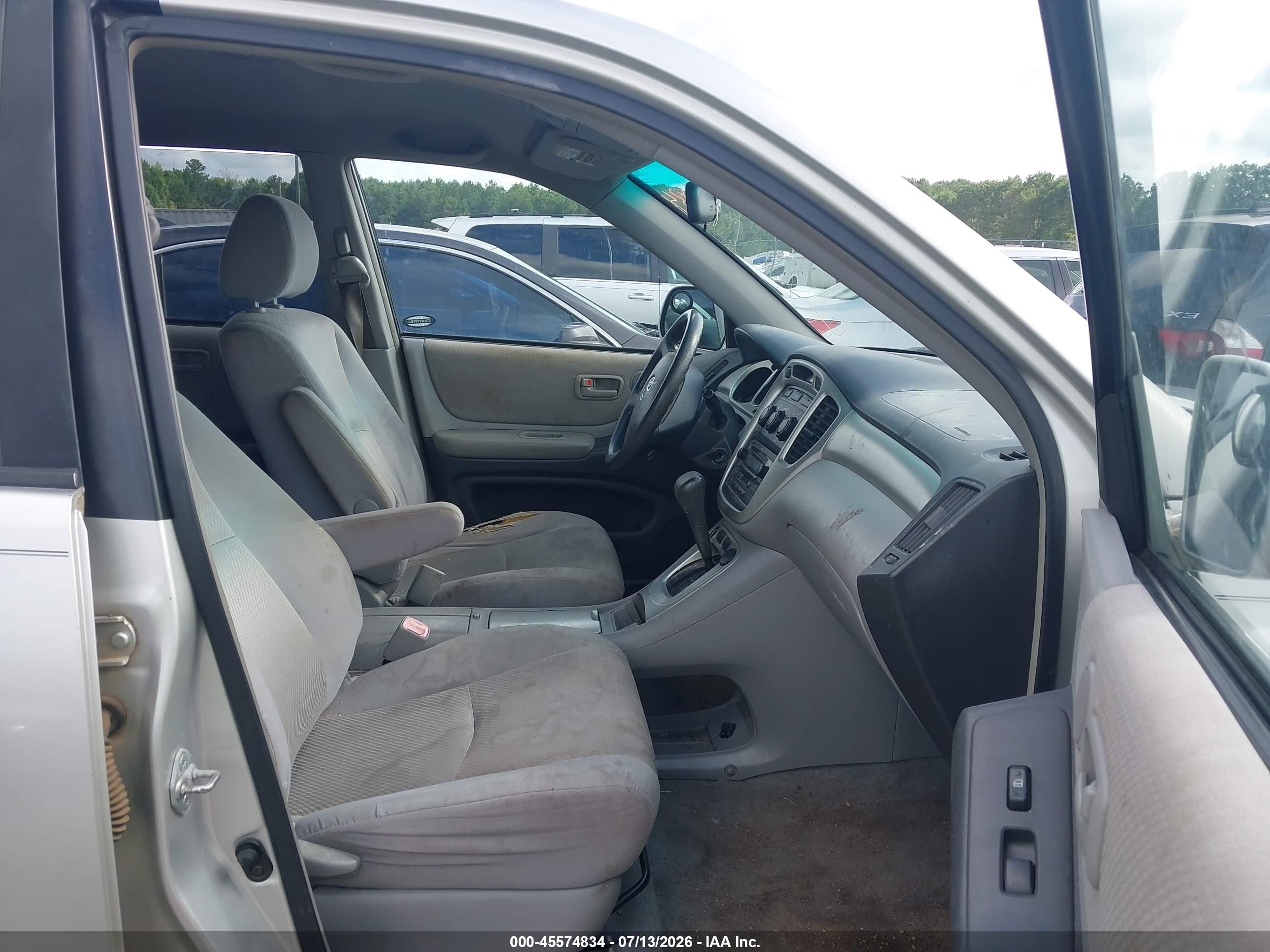 2004 Toyota Highlander V6 Silver vin: JTEGP21A140010471