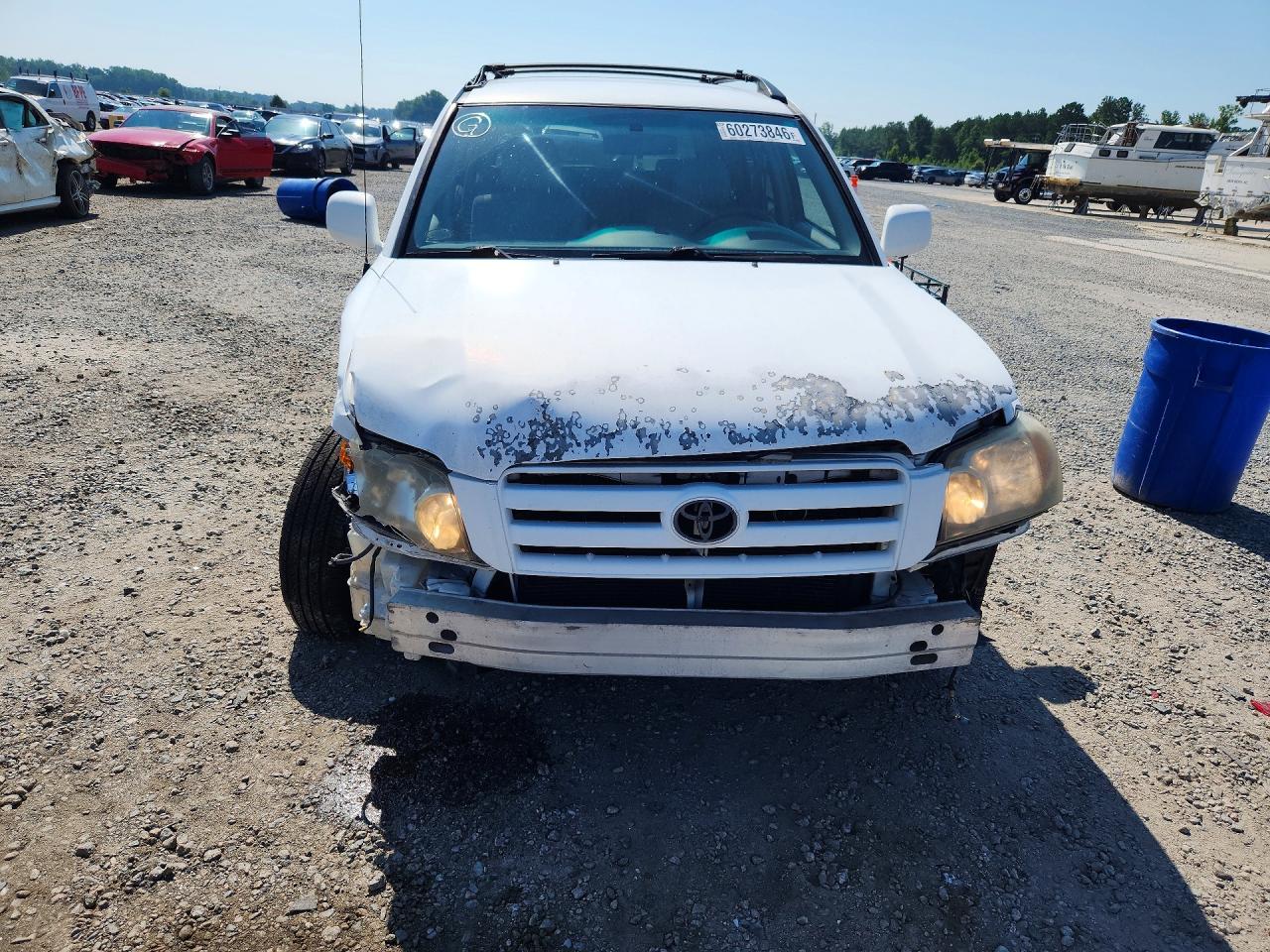 2004 Toyota Highlander Base Белый vin: JTEGP21A140039193