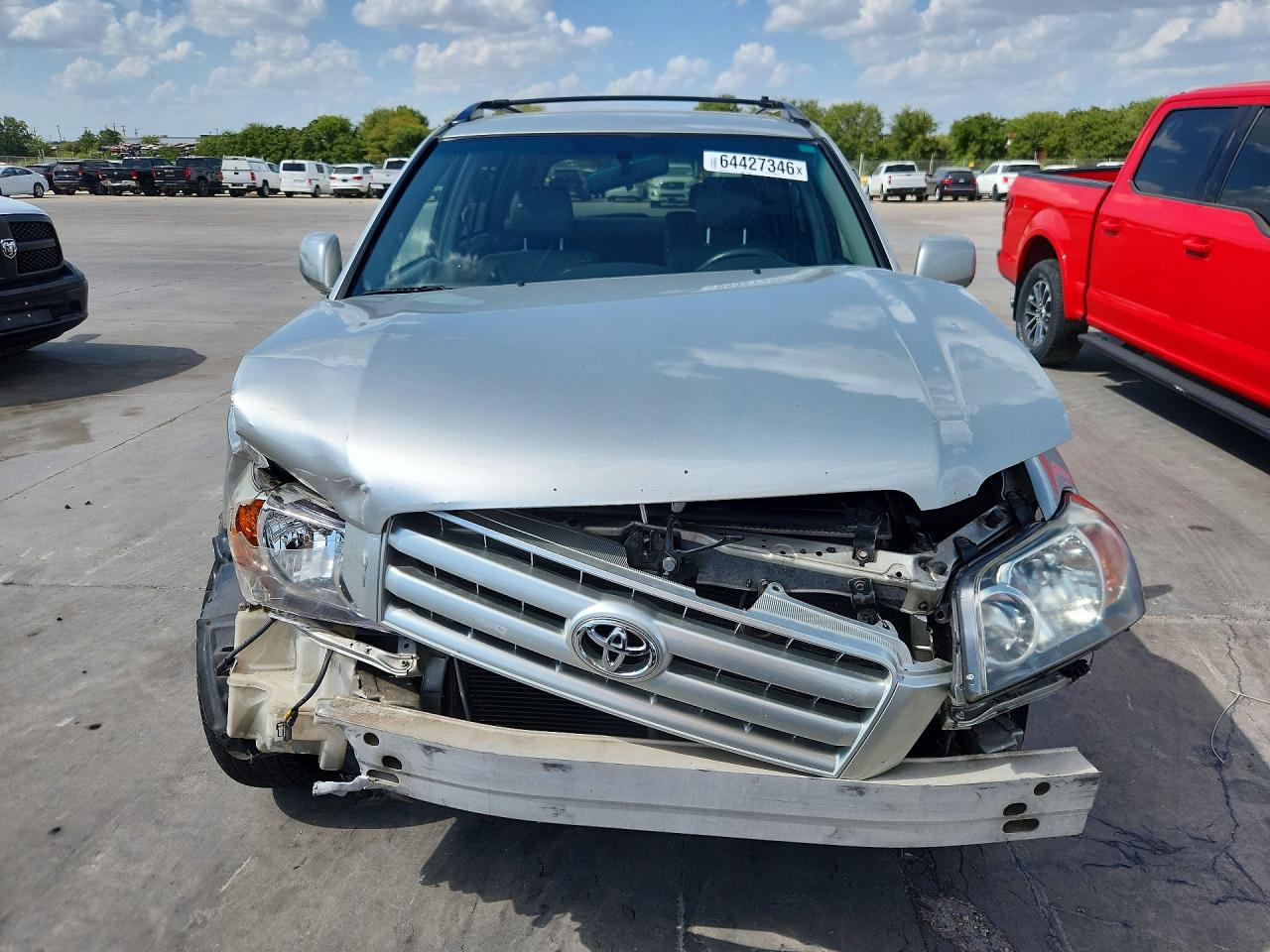 2004 Toyota Highlander Base Silver vin: JTEGP21A140040697