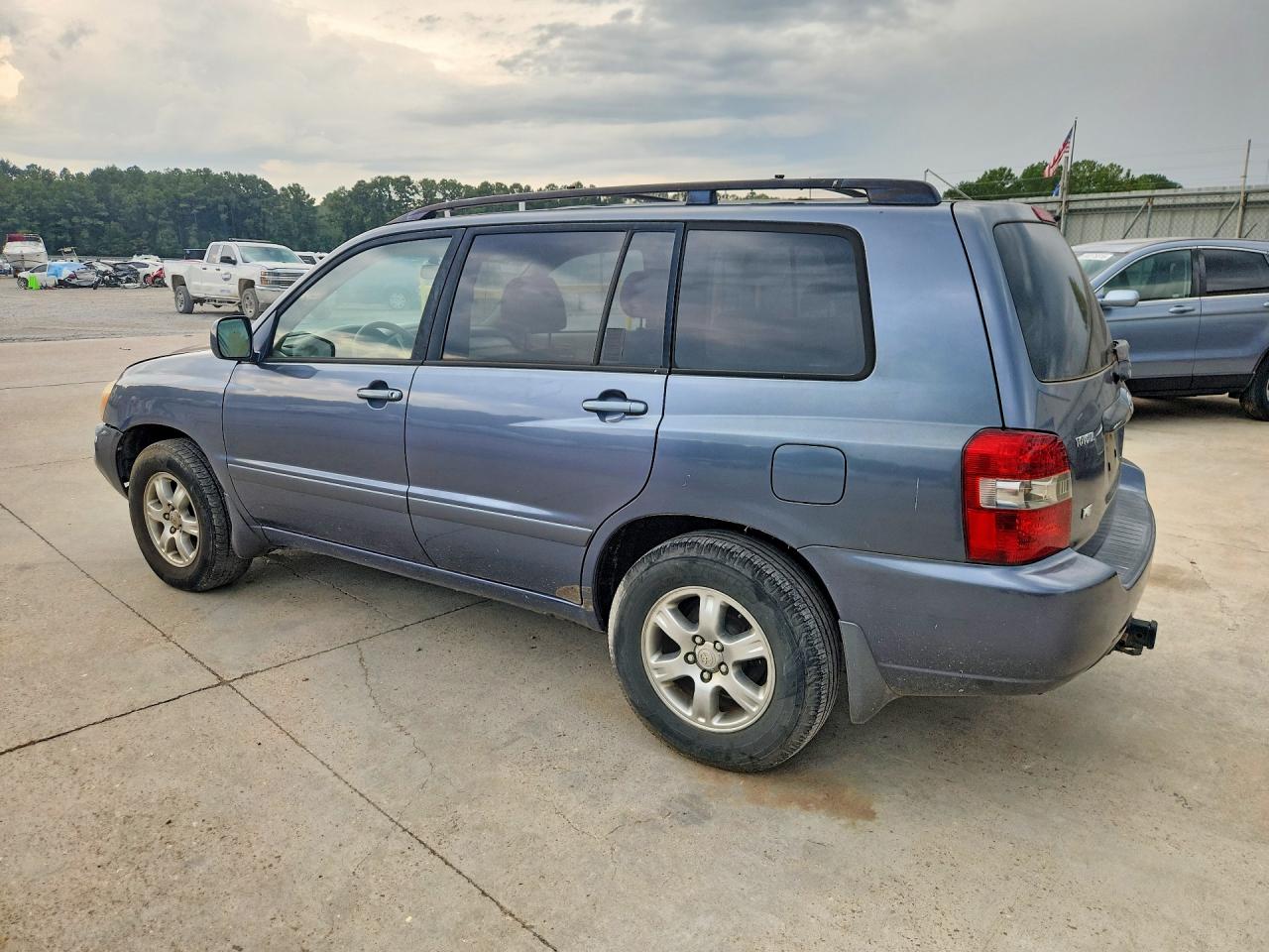 2006 Toyota Highlander Base Blue vin: JTEGP21A160121234