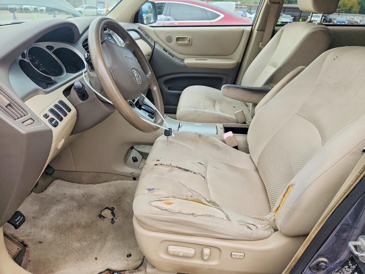 2006 Toyota Highlander Base Blue vin: JTEGP21A160121234