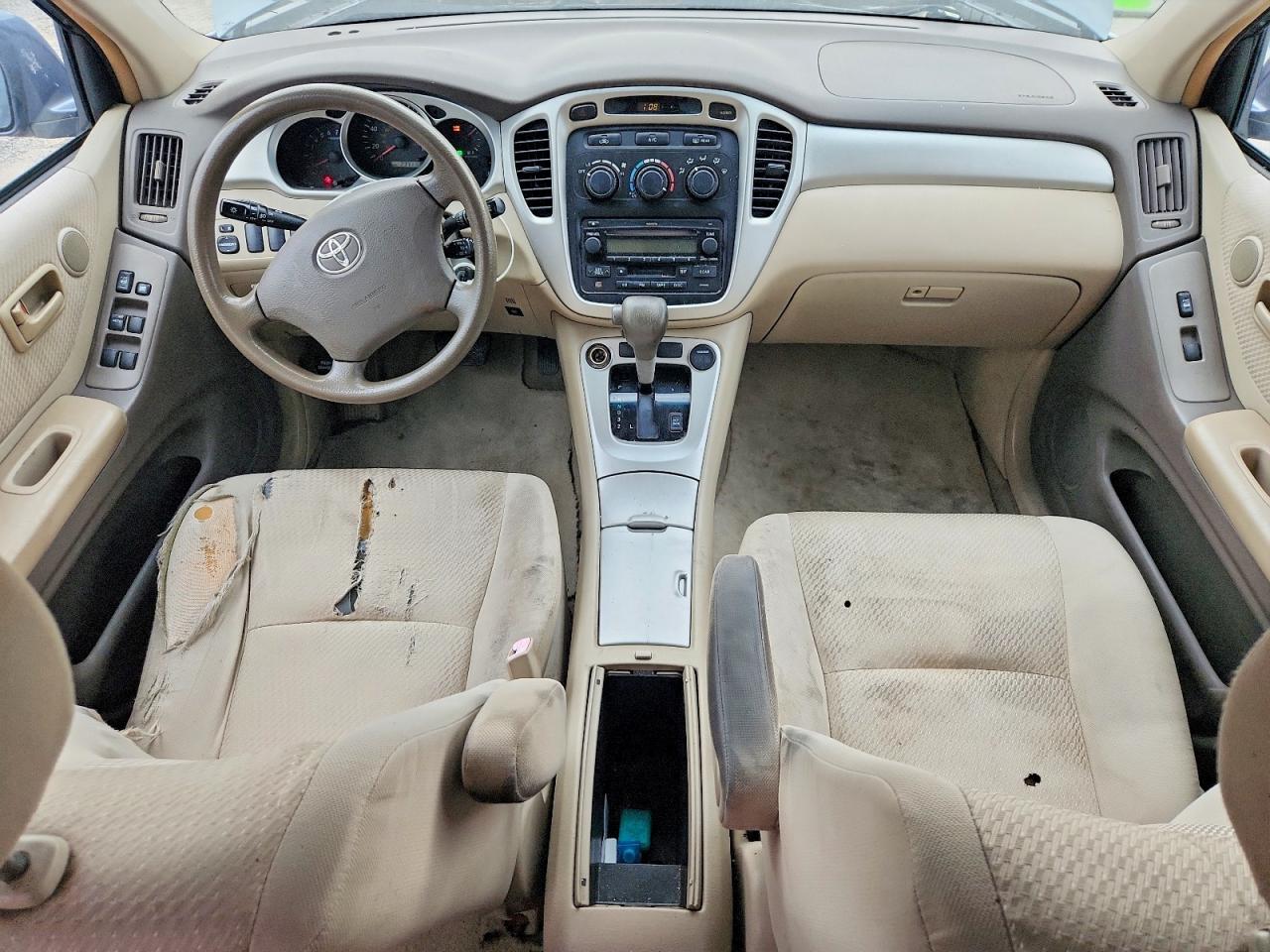 2006 Toyota Highlander Base Blue vin: JTEGP21A160121234