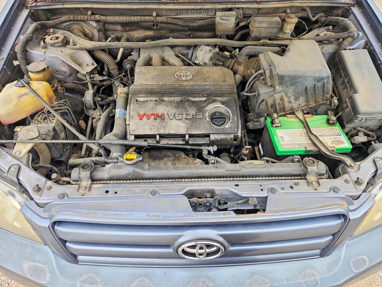 2006 Toyota Highlander Base Blue vin: JTEGP21A160121234