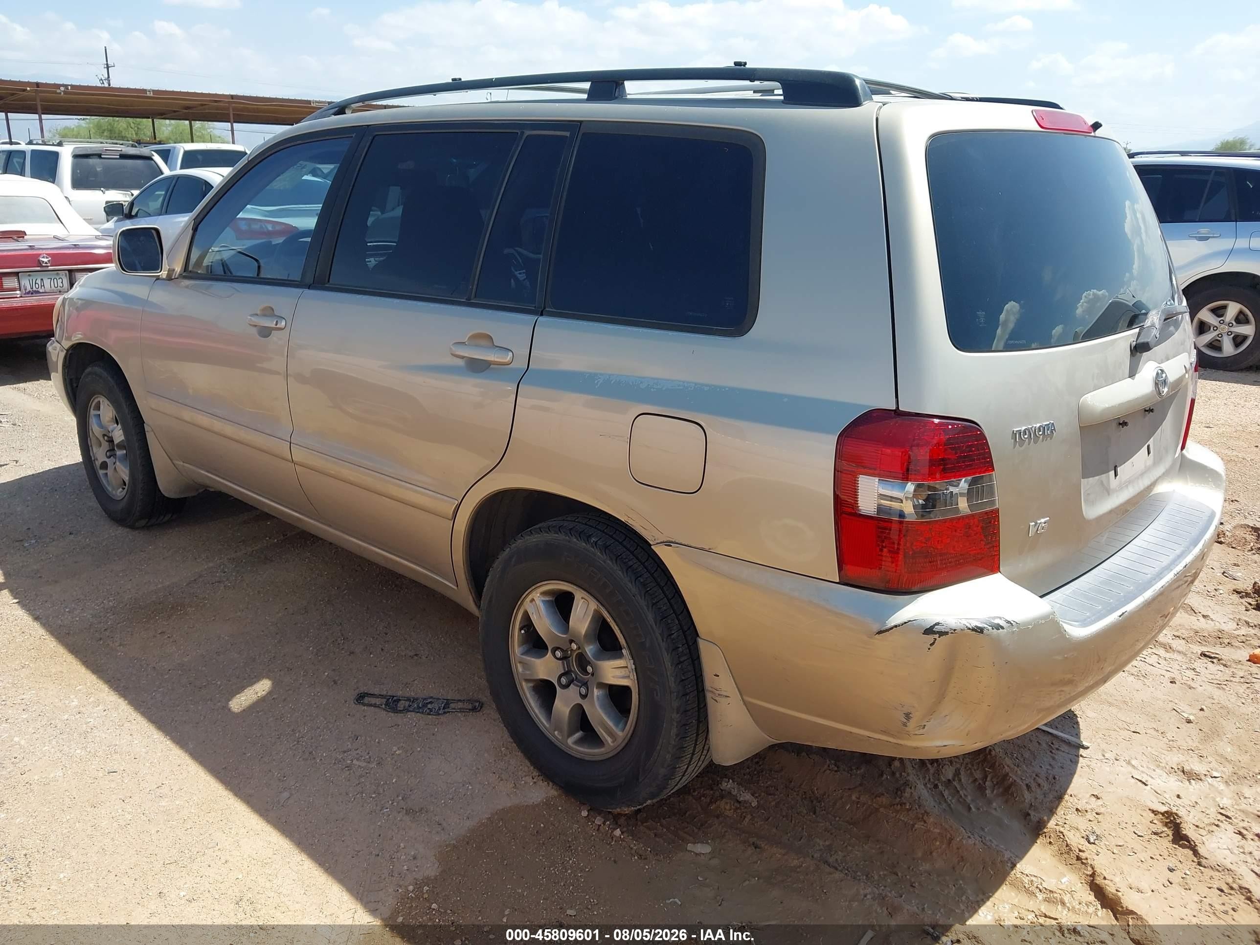 2006 Toyota Highlander V6 Champagne vin: JTEGP21A160123372