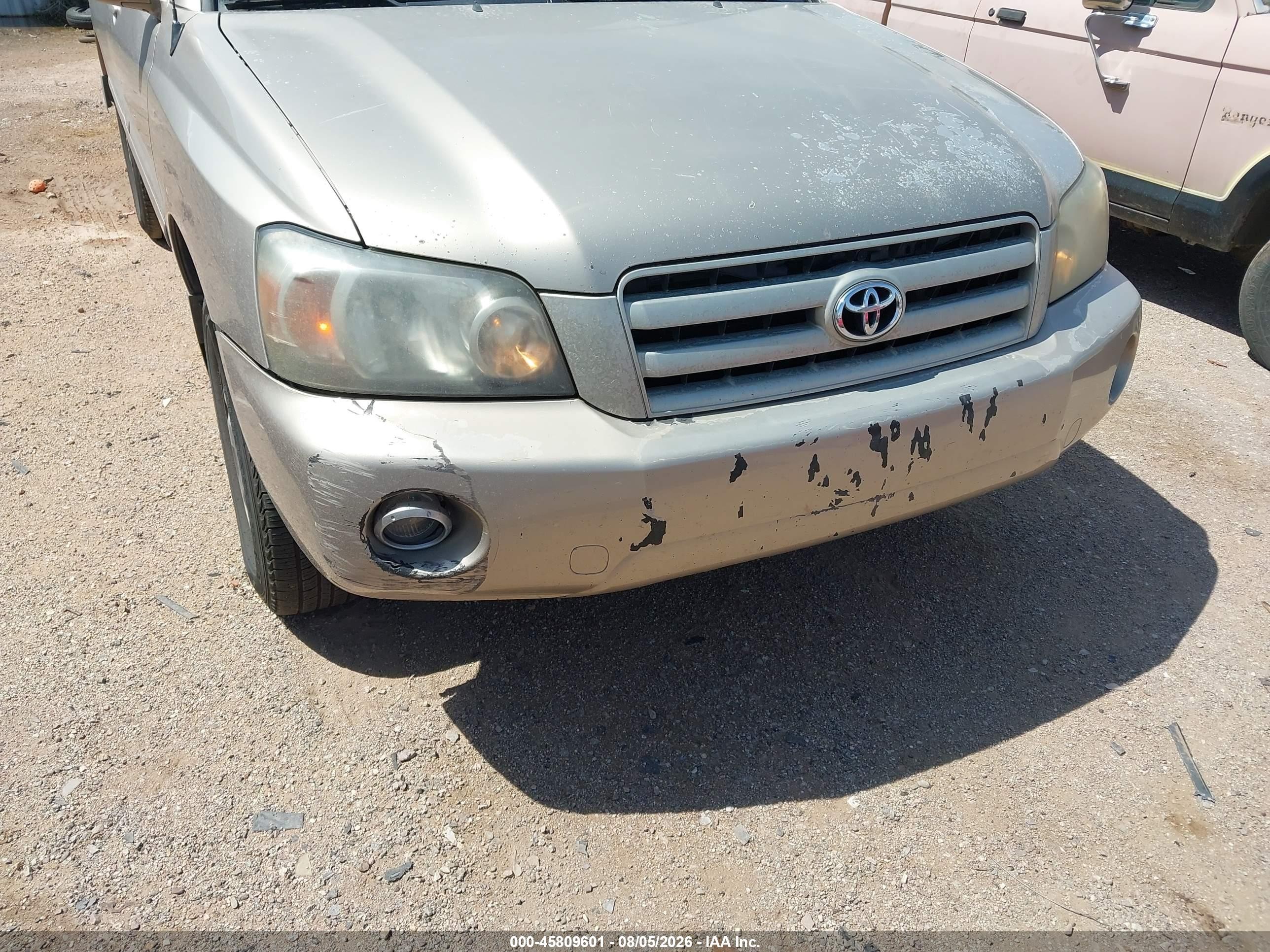 2006 Toyota Highlander V6 Champagne vin: JTEGP21A160123372
