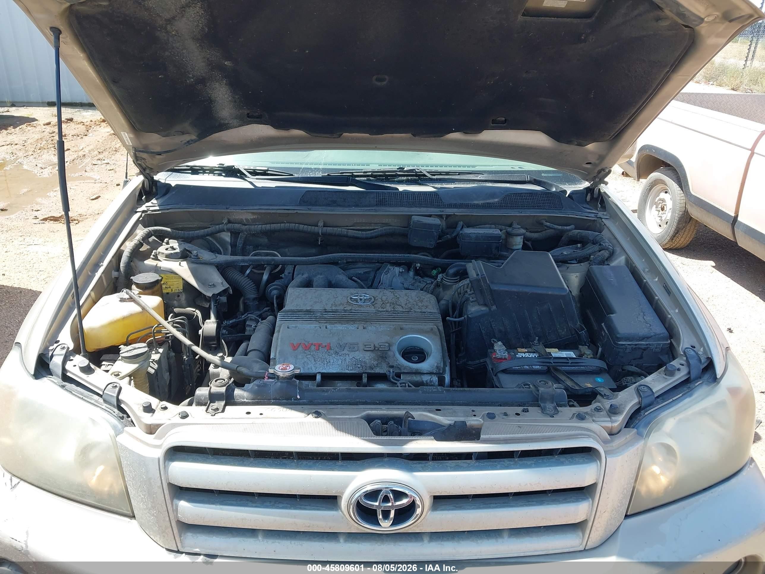 2006 Toyota Highlander V6 Champagne vin: JTEGP21A160123372