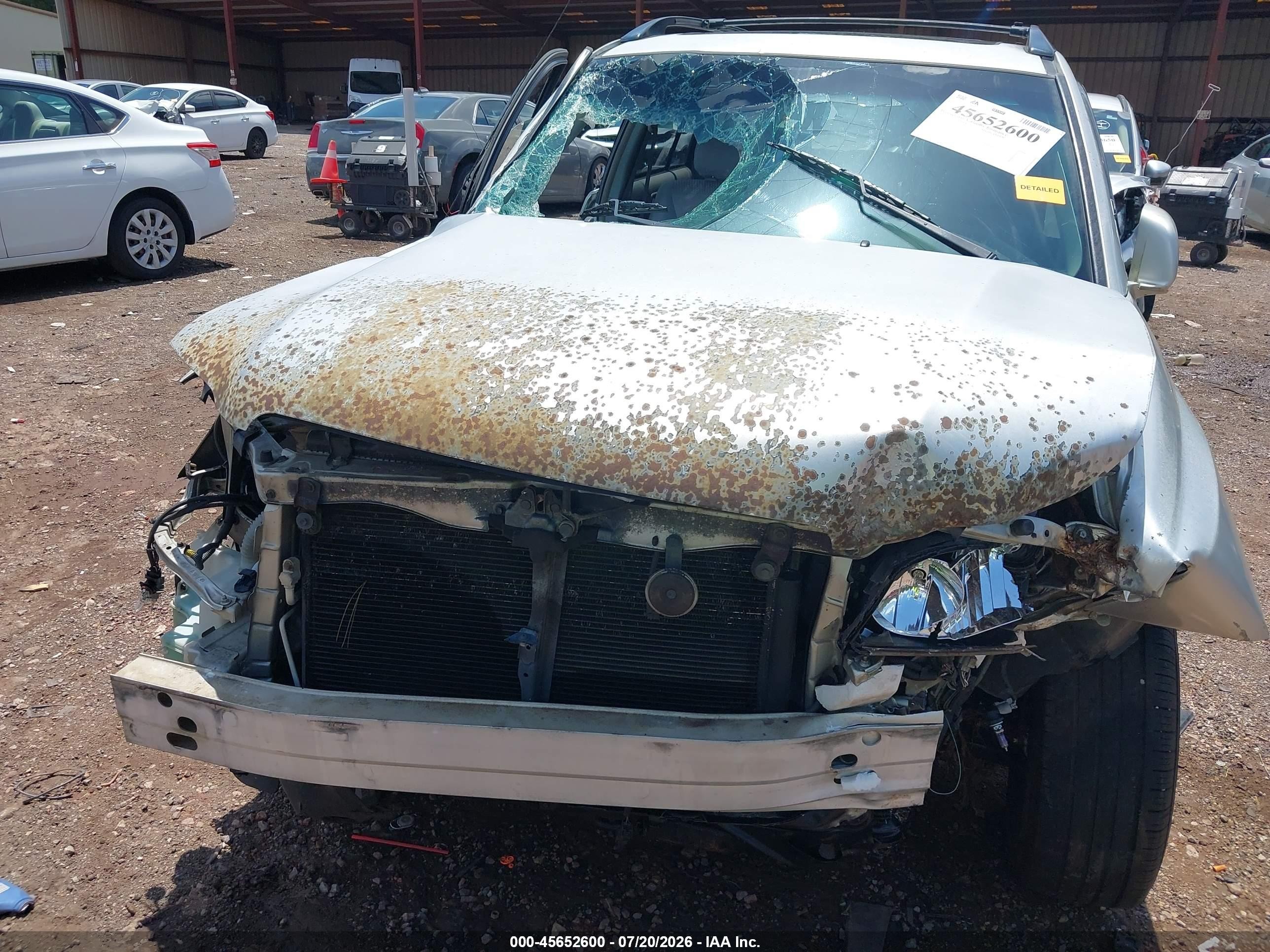 2007 Toyota Highlander V6 (2 Rows) (a5) Silver vin: JTEGP21A170148371